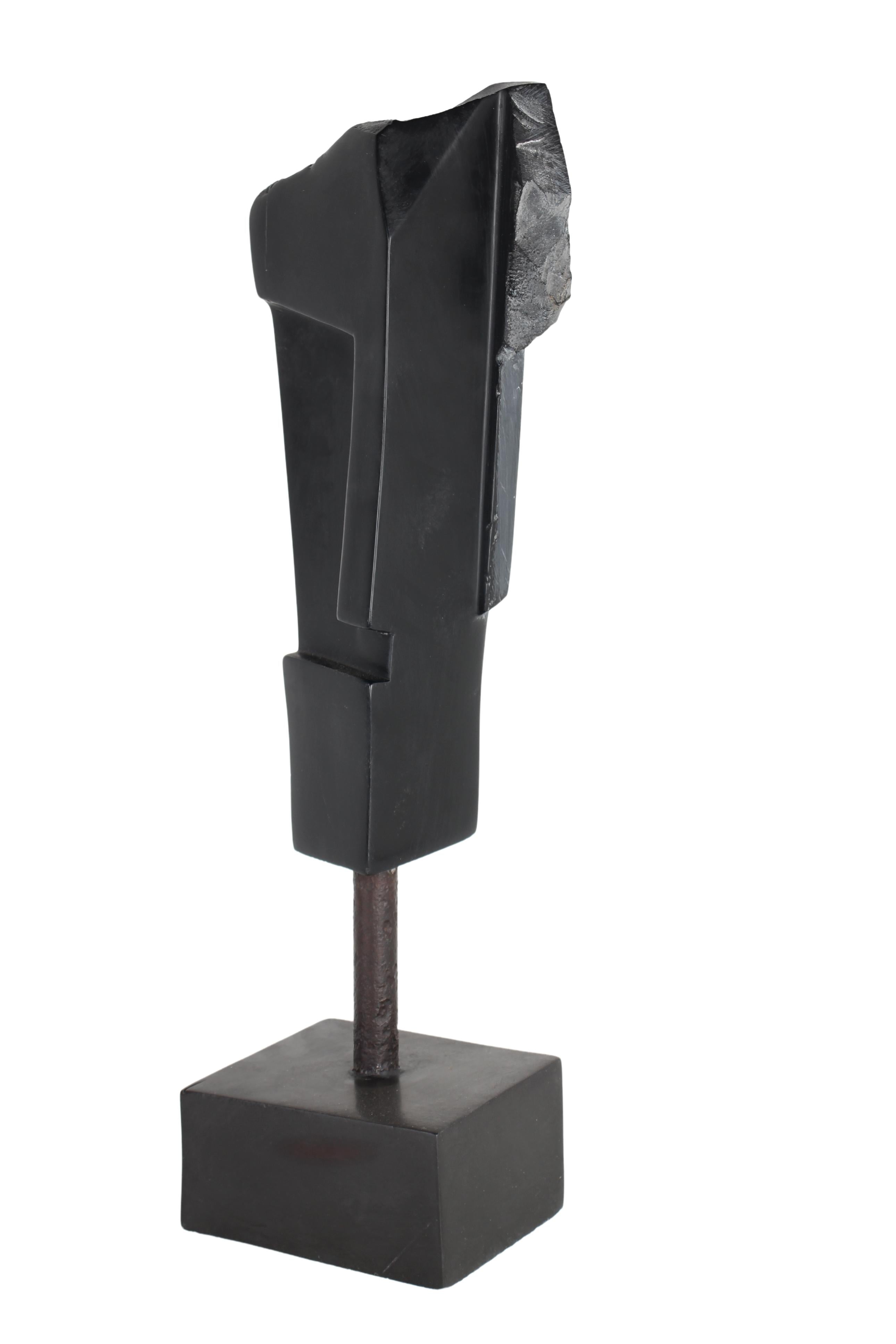 Shona Tribe Wonderstone Cubic Faces (Contemporary) ~25.2" Tall (New 2024) - Shona Stone