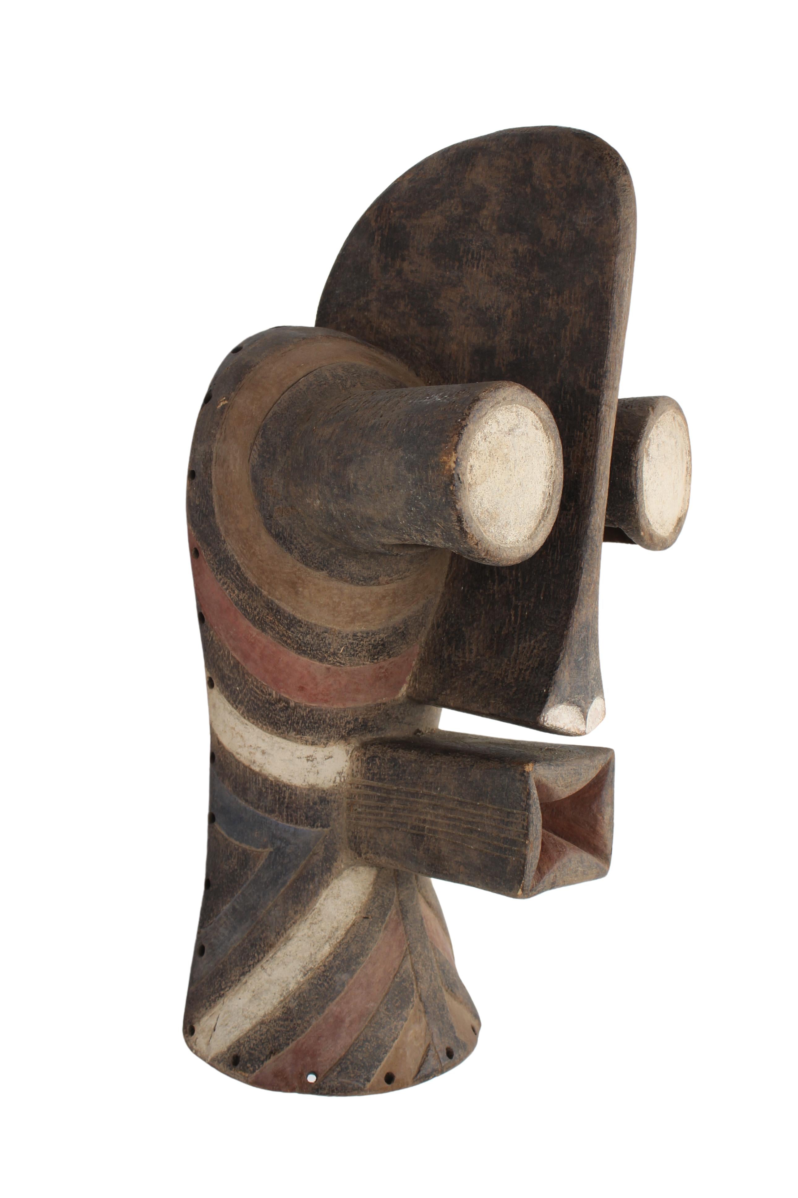 Basongye/Songye Tribe Mask ~24.8" Tall (New 2024) - West African Artifacts