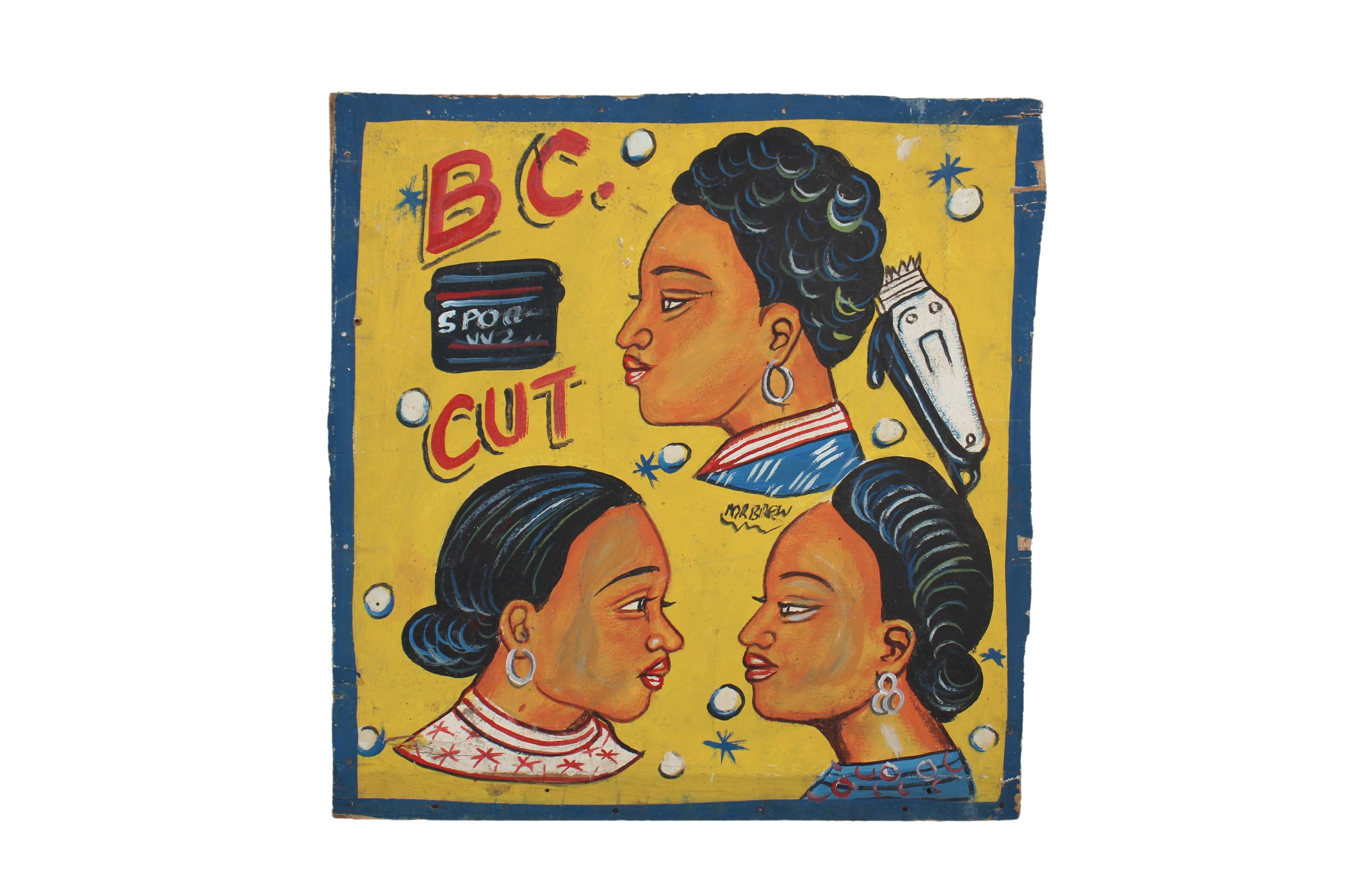 Baule Tribe Hairdresser Posters ~25.3" Tall (New 2024)