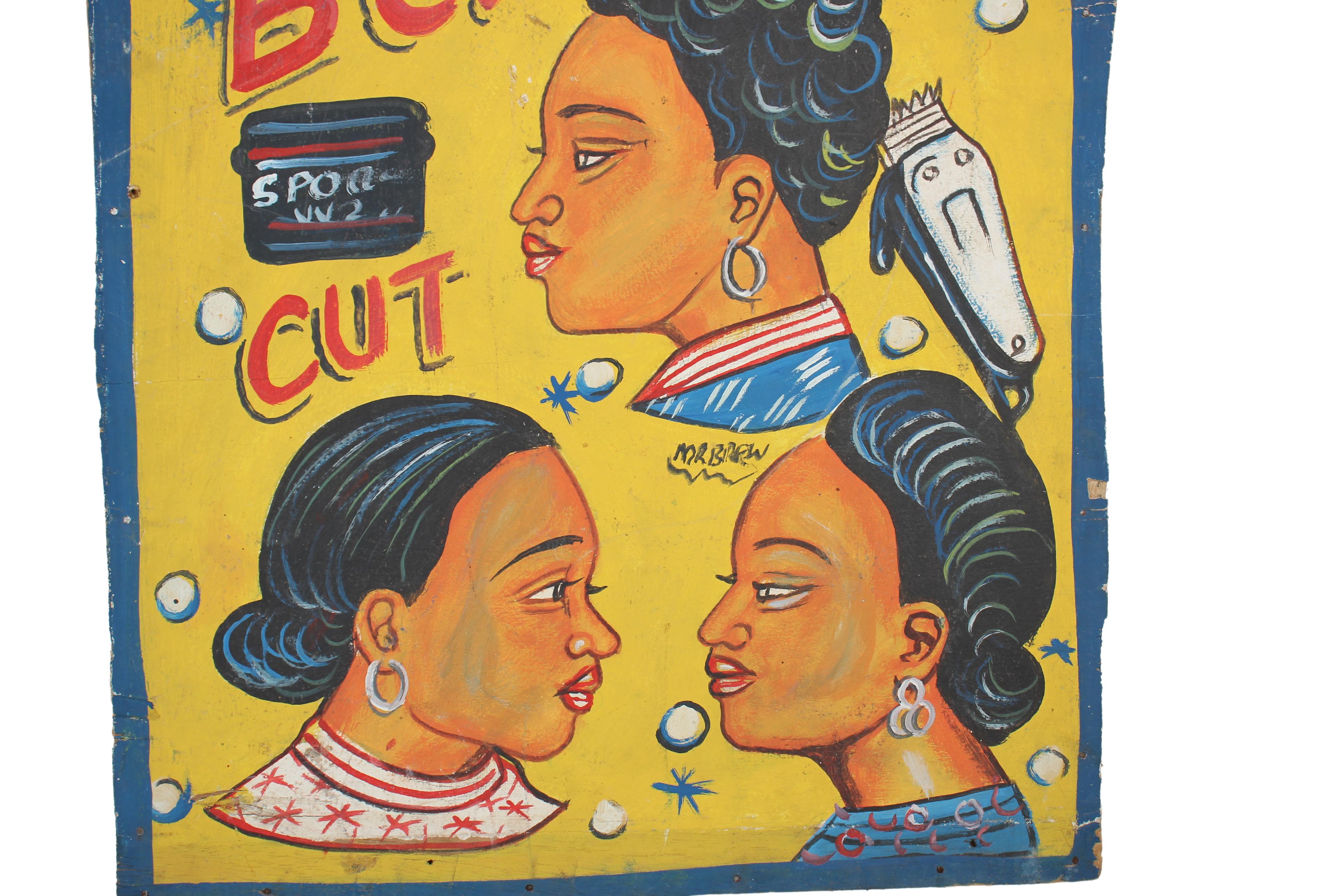 Baule Tribe Hairdresser Posters ~25.3" Tall (New 2024)
