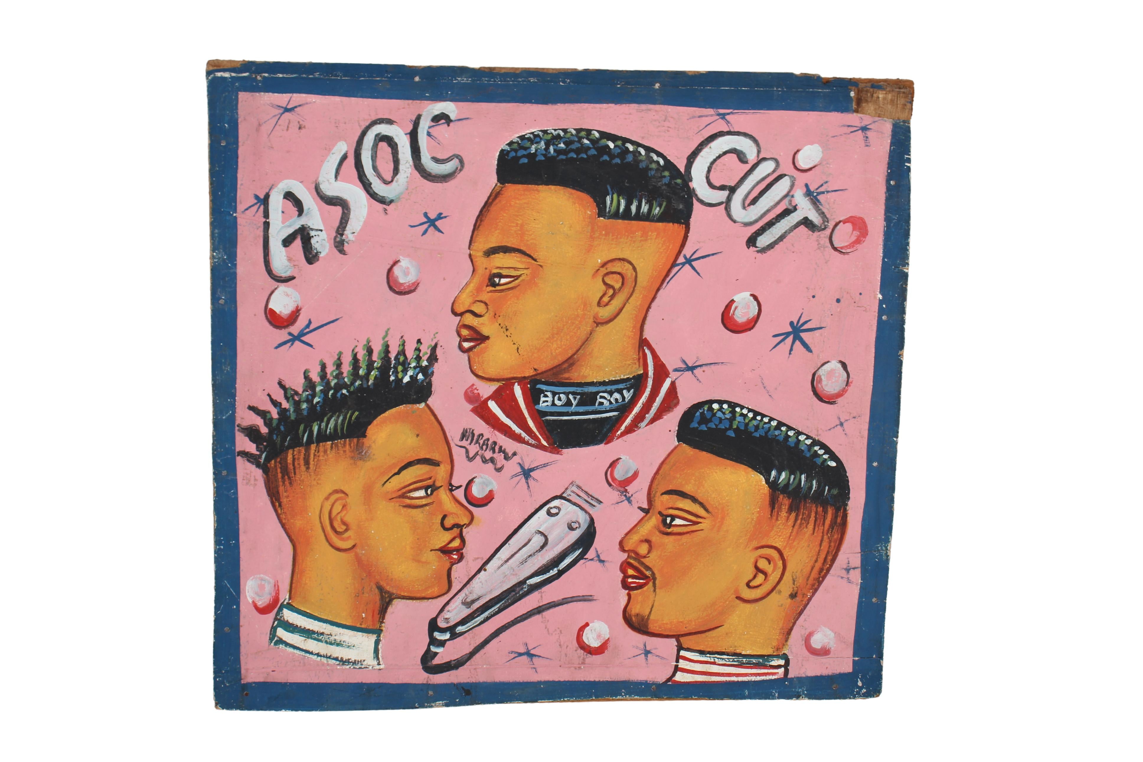 Baule Tribe Hairdresser Posters ~22.8" Tall (New 2024)