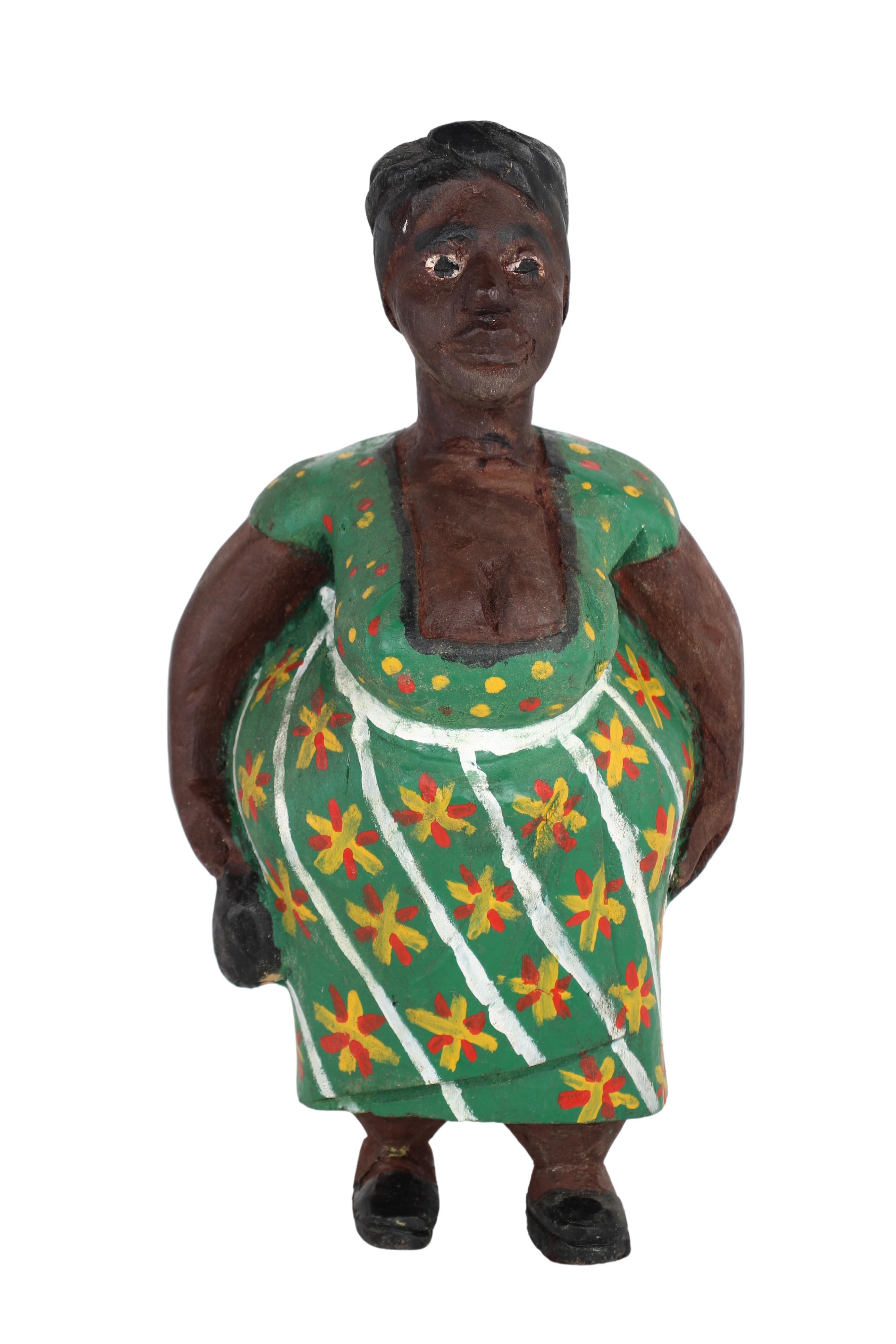 Baule Tribe African Colonial Figures ~16.5" Tall (New 2024)