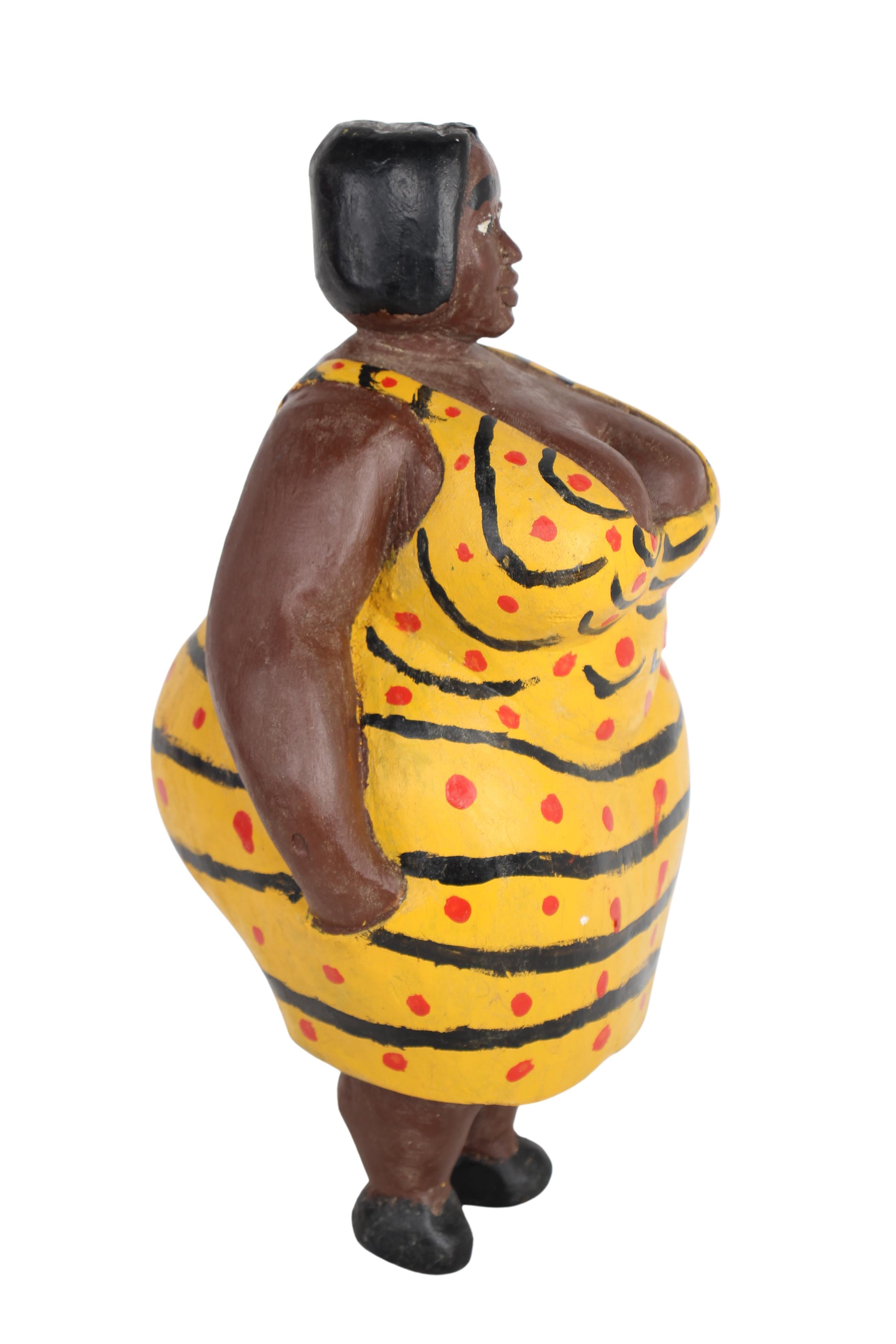 Baule Tribe African Colonial Figures ~15.7" Tall (New 2024)