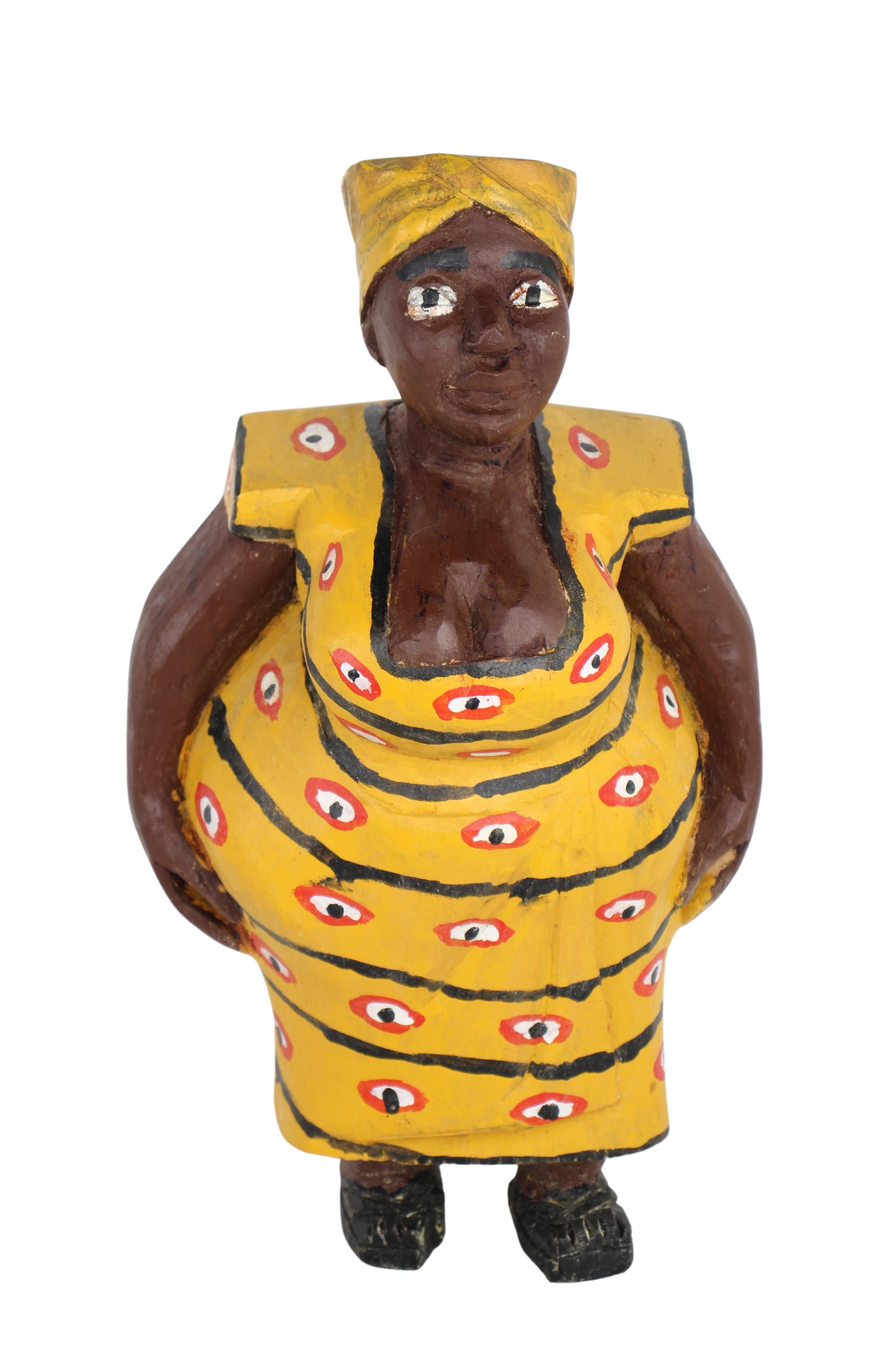 Baule Tribe African Colonial Figures ~16.5" Tall (New 2024)