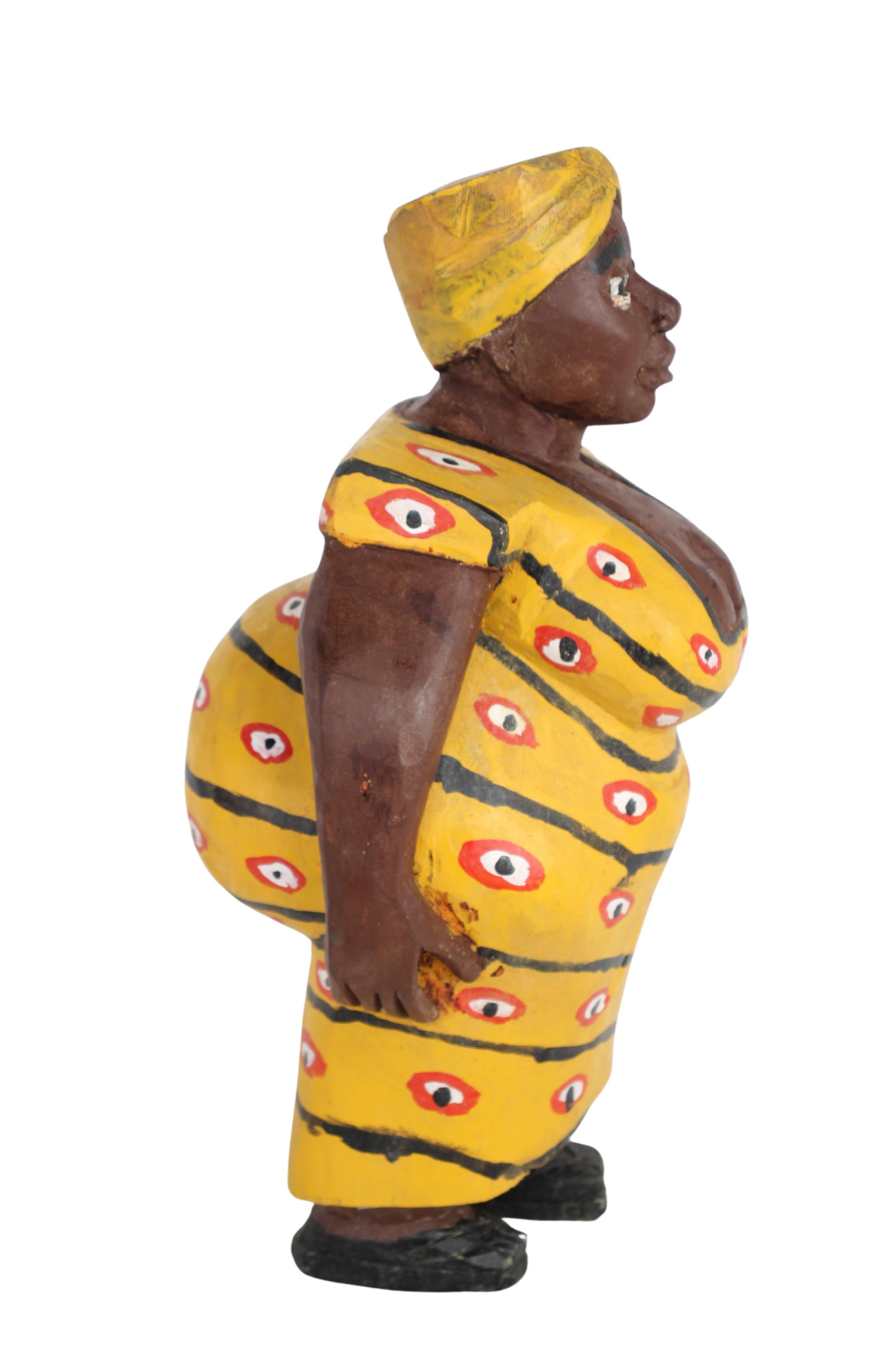Baule Tribe African Colonial Figures ~16.5" Tall (New 2024)
