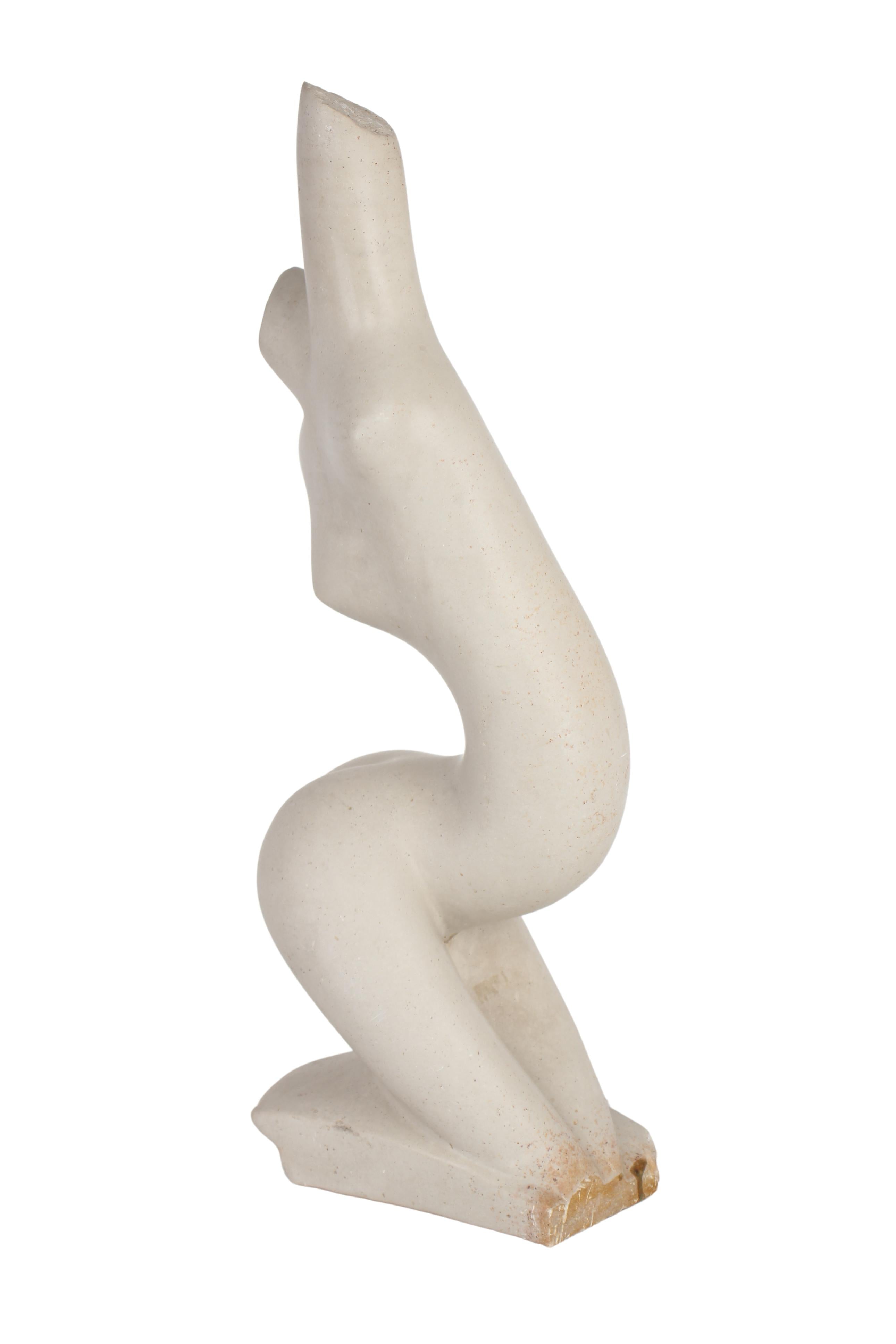 Shona Tribe Dolomite stone Female Torsos ~24.6" Tall (New 2024) - Sculpture & Statuary