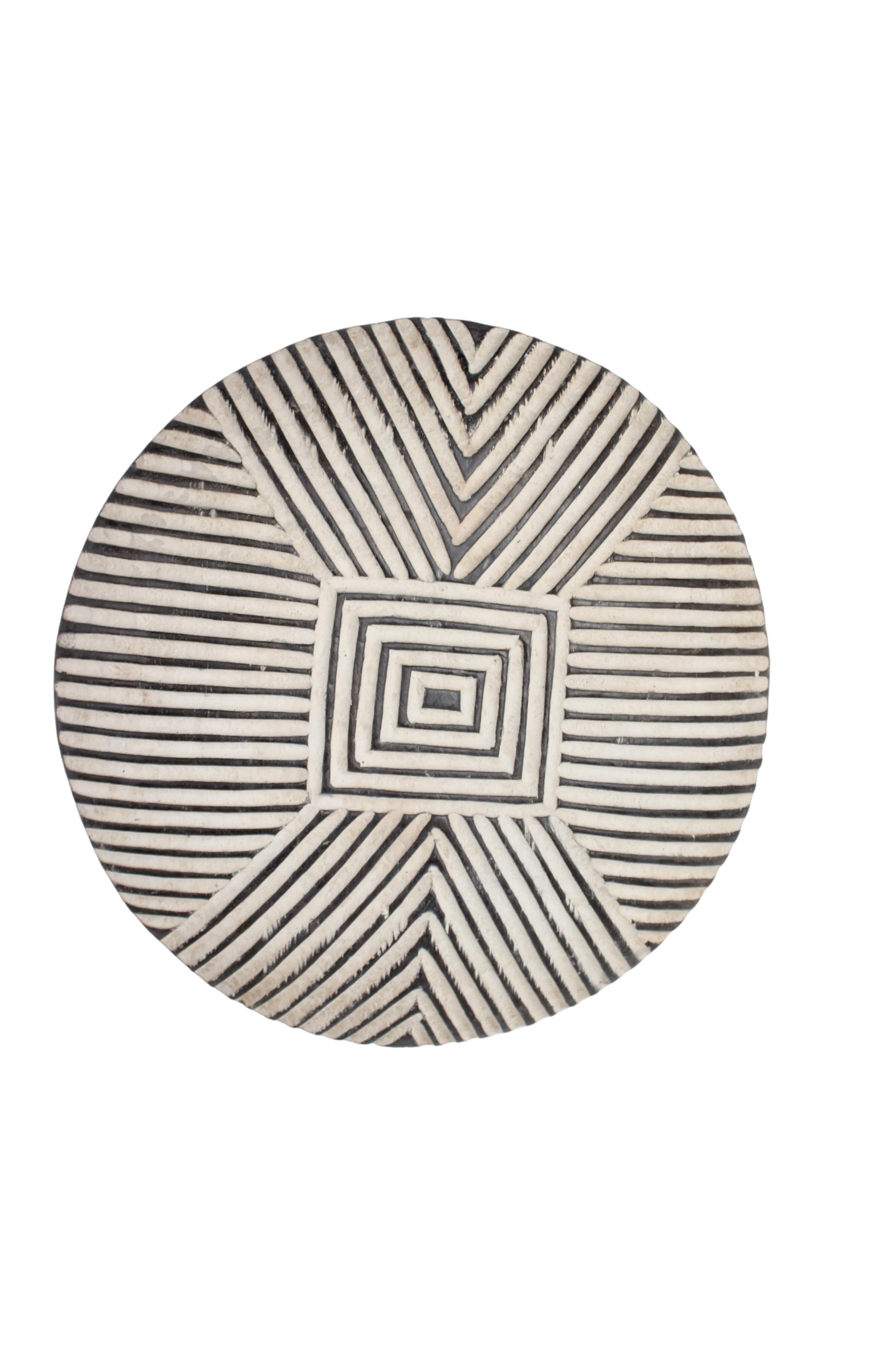 Bamileke Tribe Oval Shaped Wooden Shield ~21.3" Tall (New 2024)