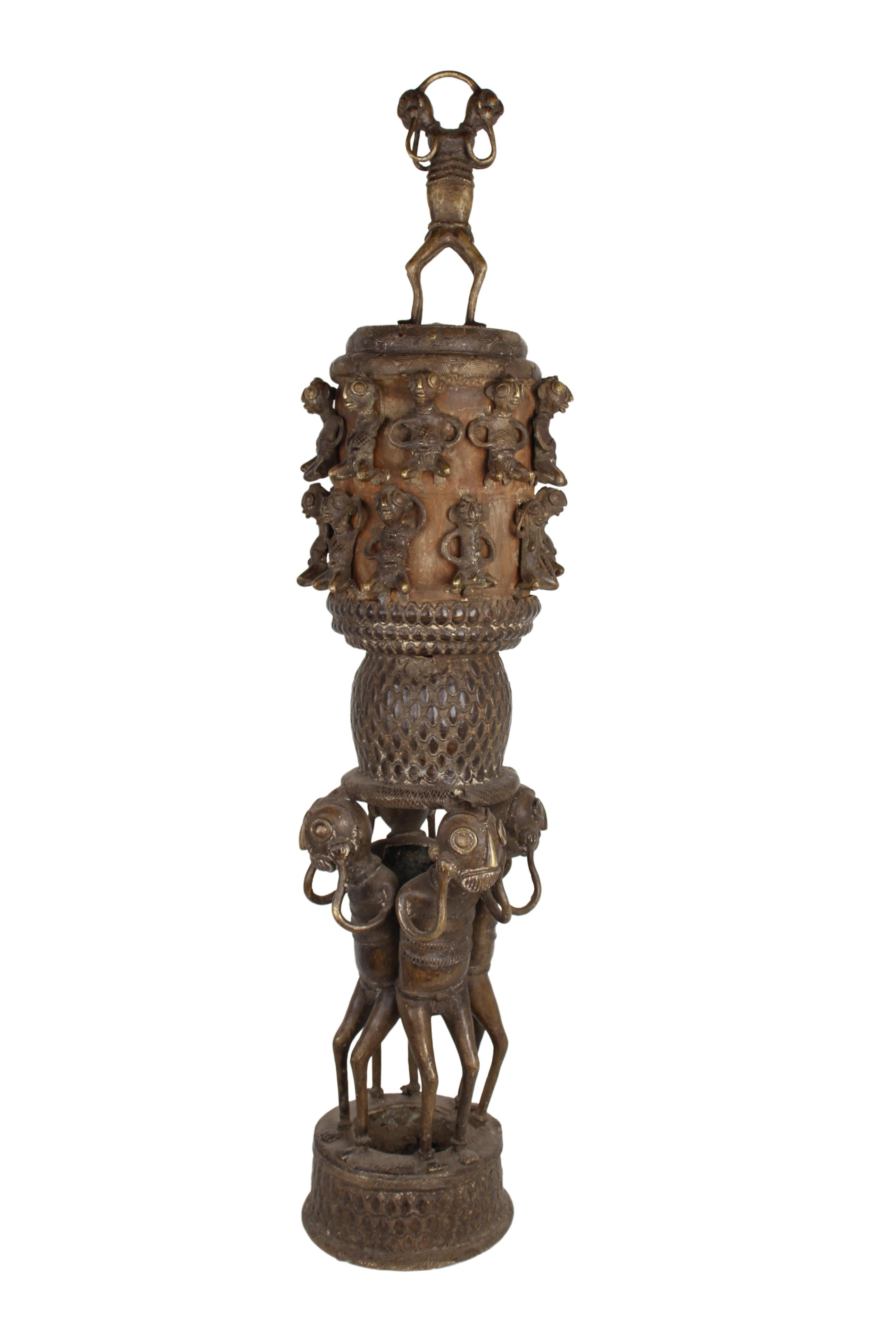 Sao/Kotoko Tribe Bronze Pot ~57.1" Tall (New 2024)