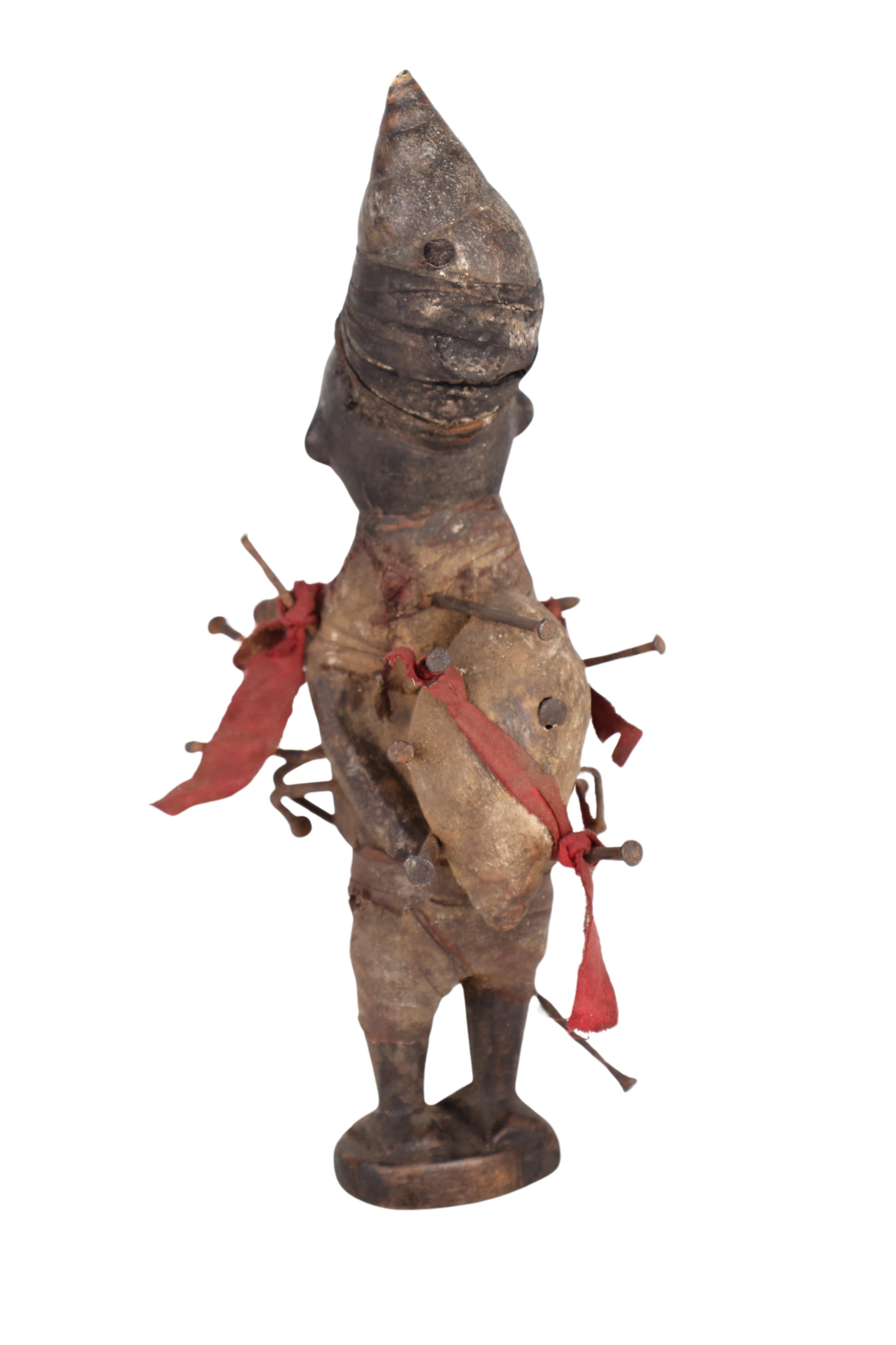 Bakongo Tribe Fetishes ~12.2" Tall (New 2024) - West African Artifacts