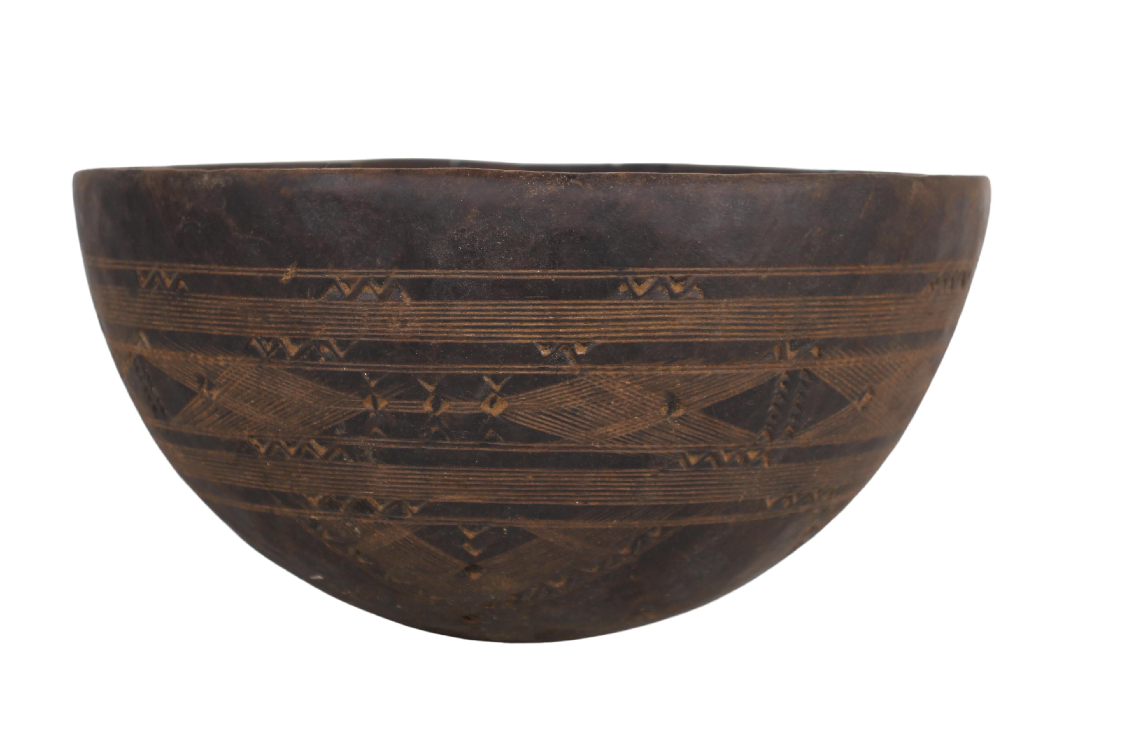 Tuareg Tribe Wooden Bowls ~5.9" Tall (New 2024)