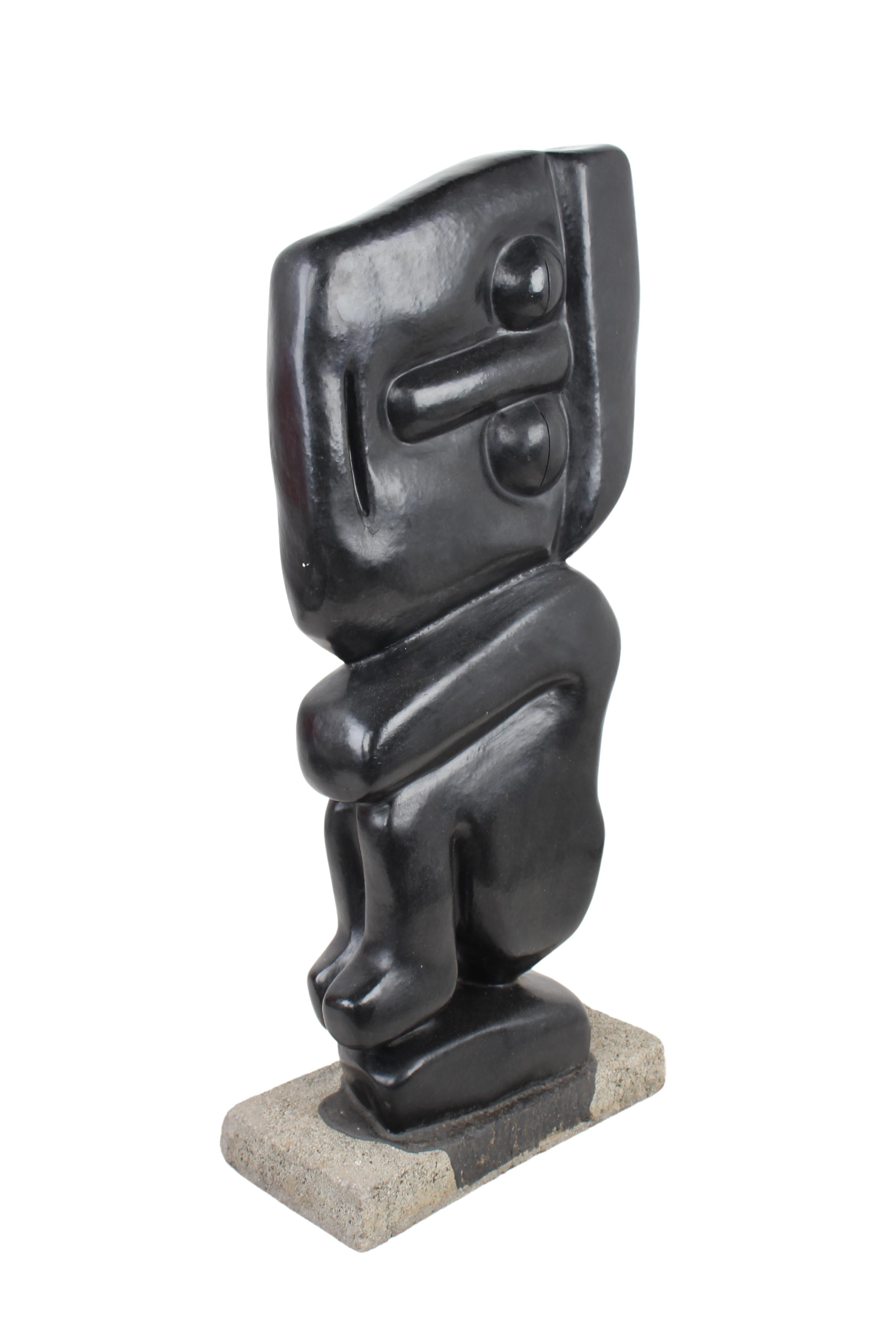 Shona Tribe Springstone Embrace ~35.4" Tall (New 2024) - Shona Stone