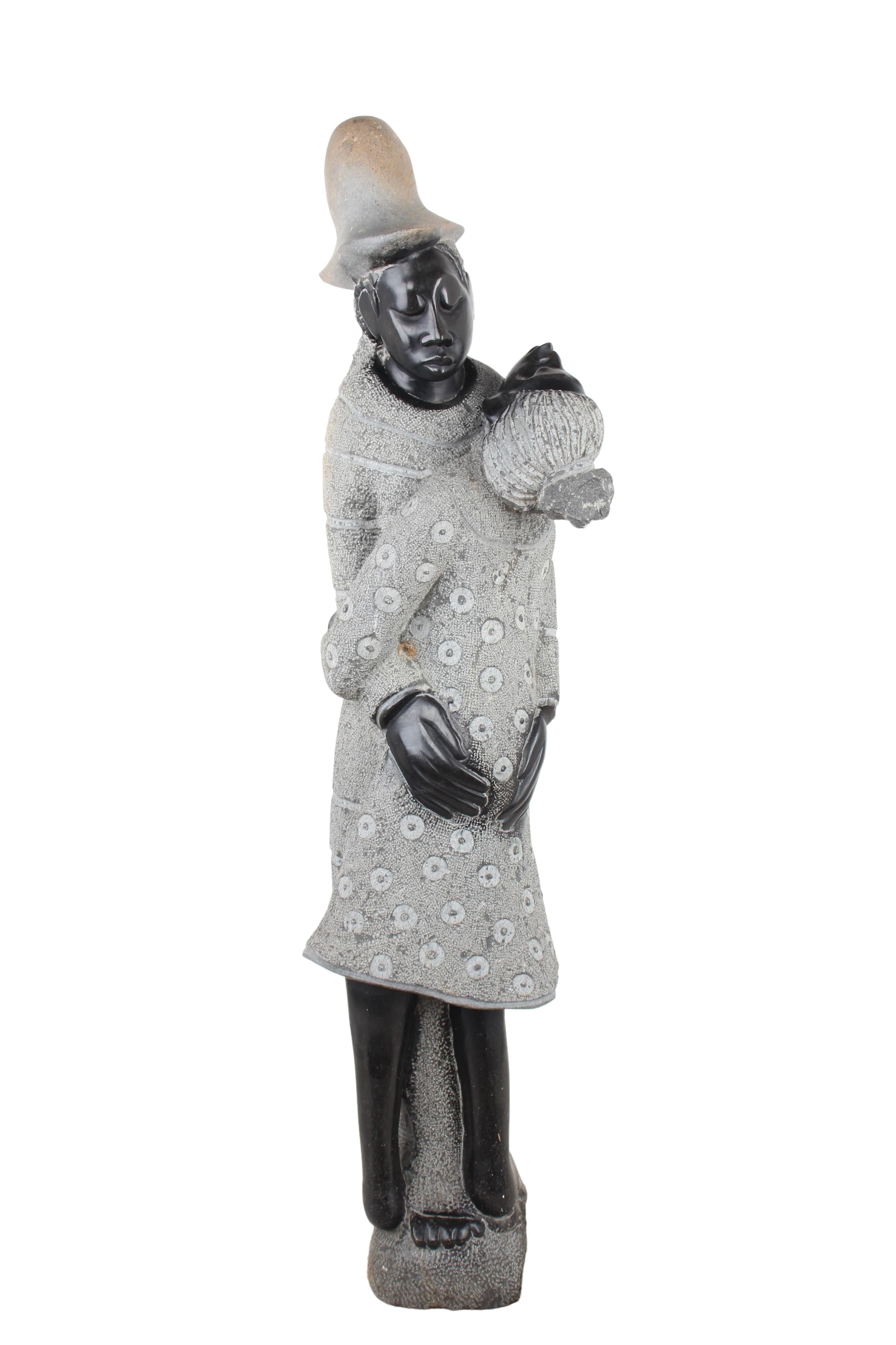 Shona Tribe Springstone Couple ~48" Tall (New 2024)
