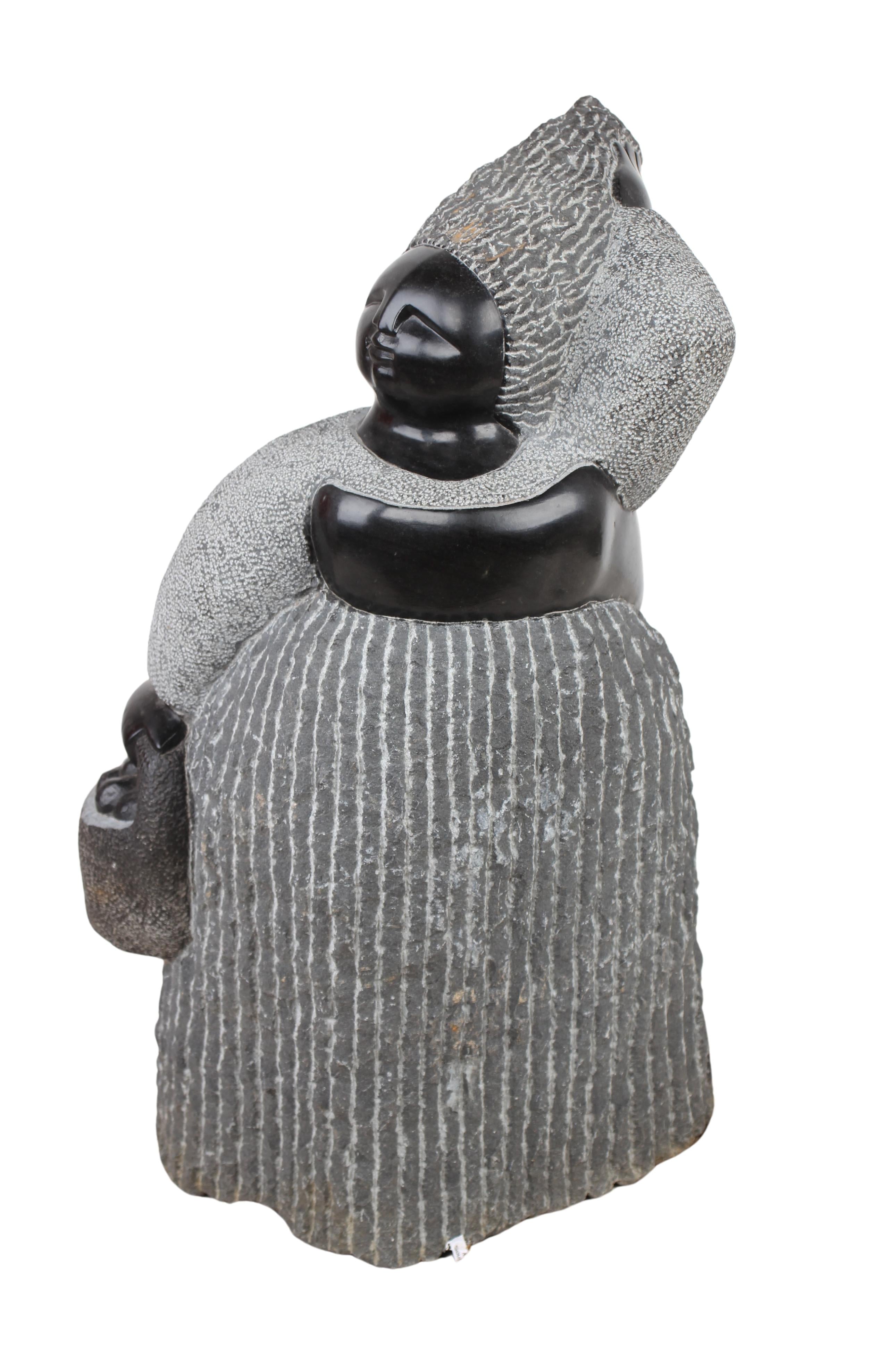 Shona Tribe Springstone Fat Mamas ~24.8" Tall (New 2024)