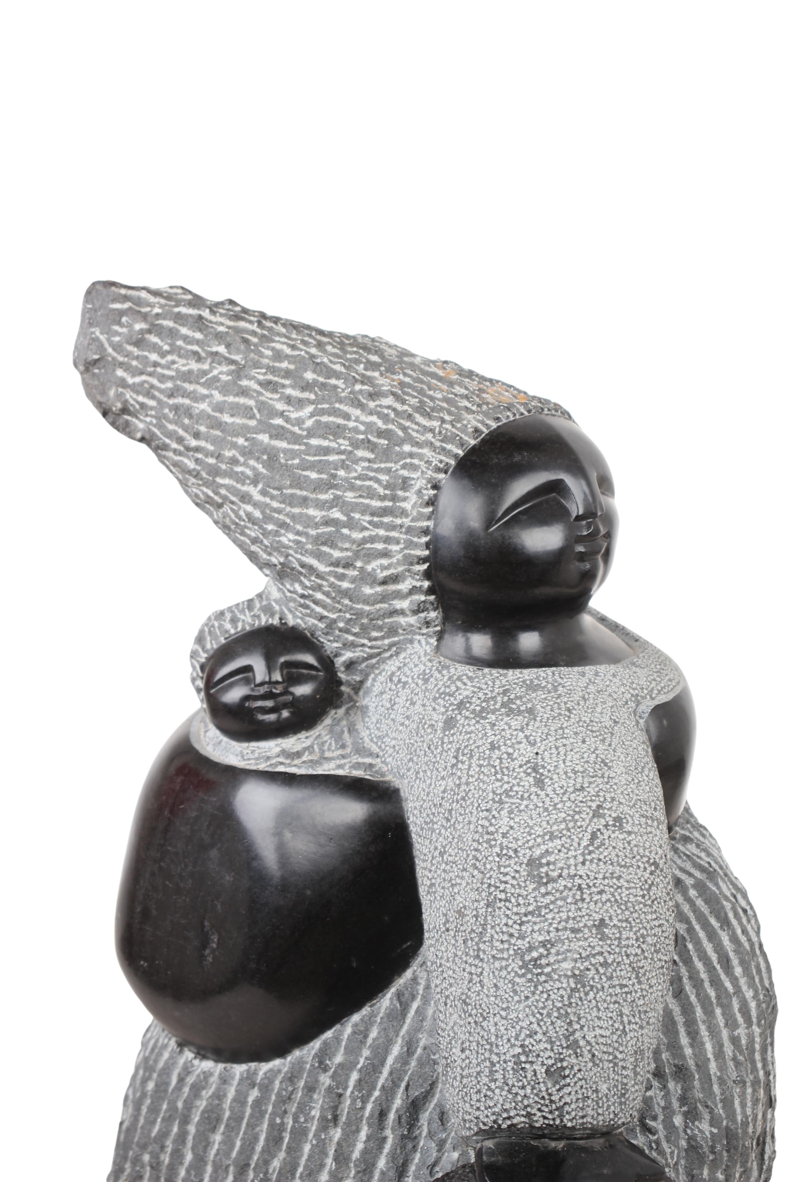 Shona Tribe Springstone Fat Mamas ~24.8" Tall (New 2024) - Shona Stone