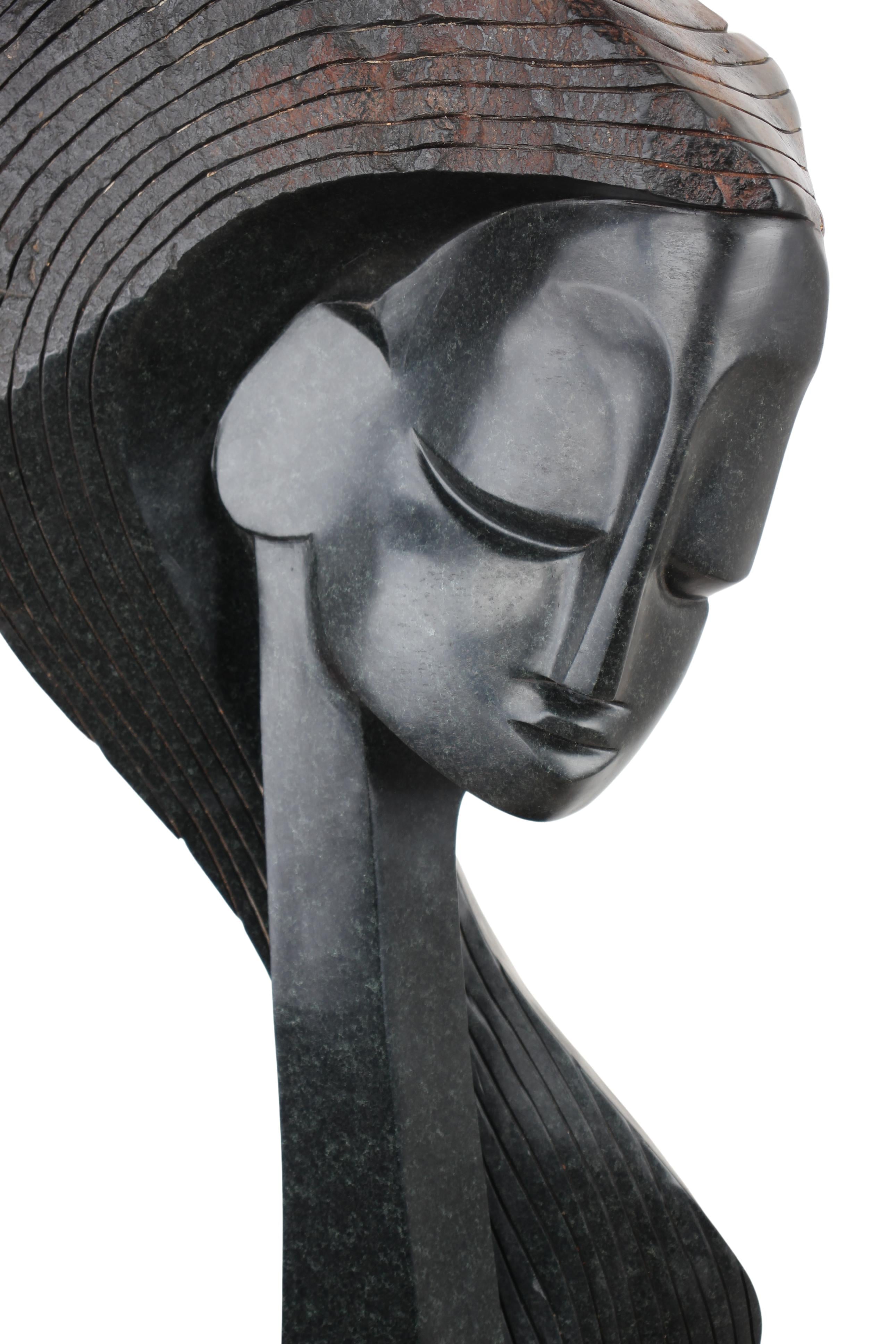 Shona Tribe Springstone Princess ~50.9" Tall (New 2024) - Shona Stone