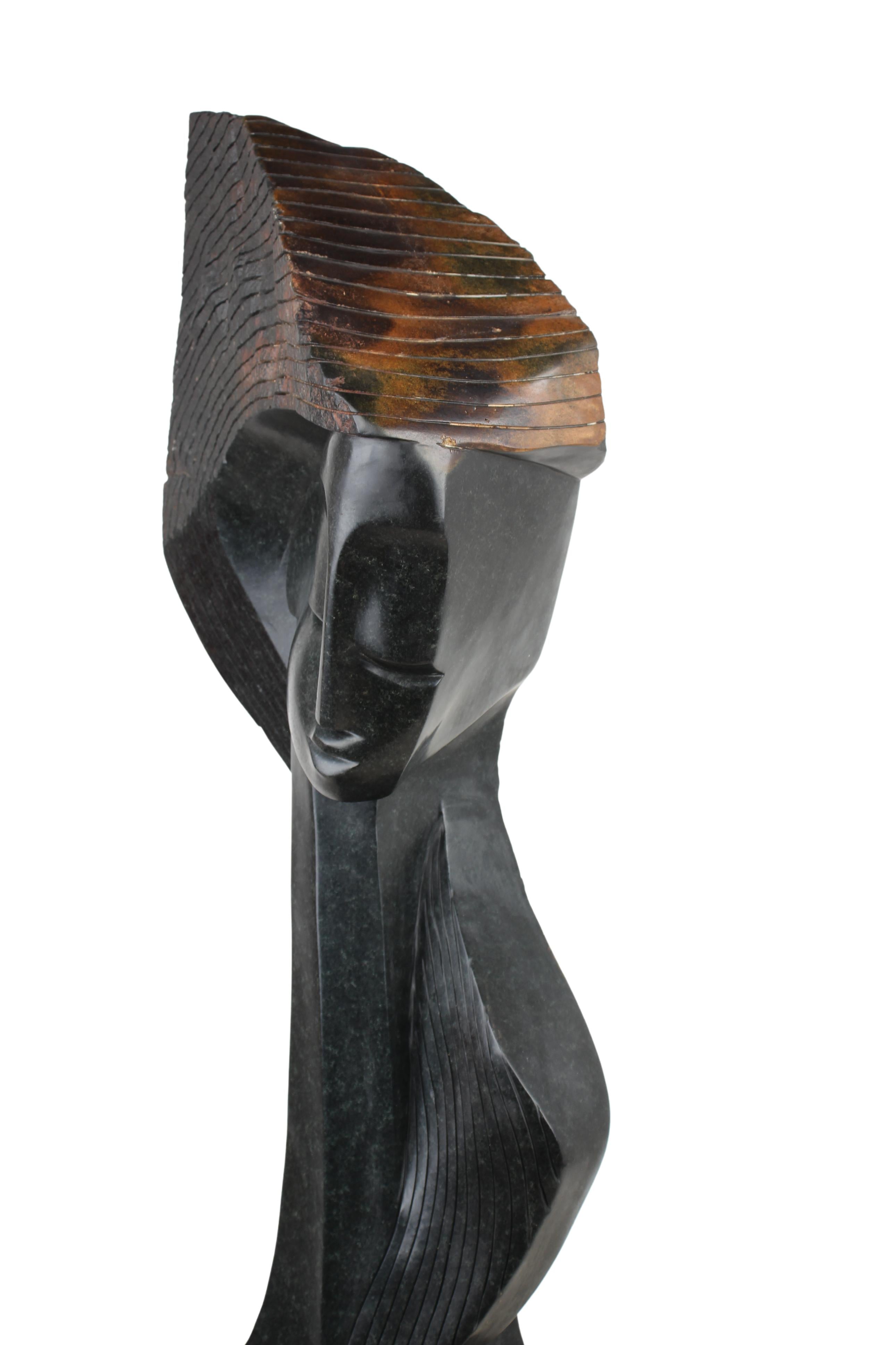 Shona Tribe Springstone Princess ~50.9" Tall (New 2024) - Shona Stone