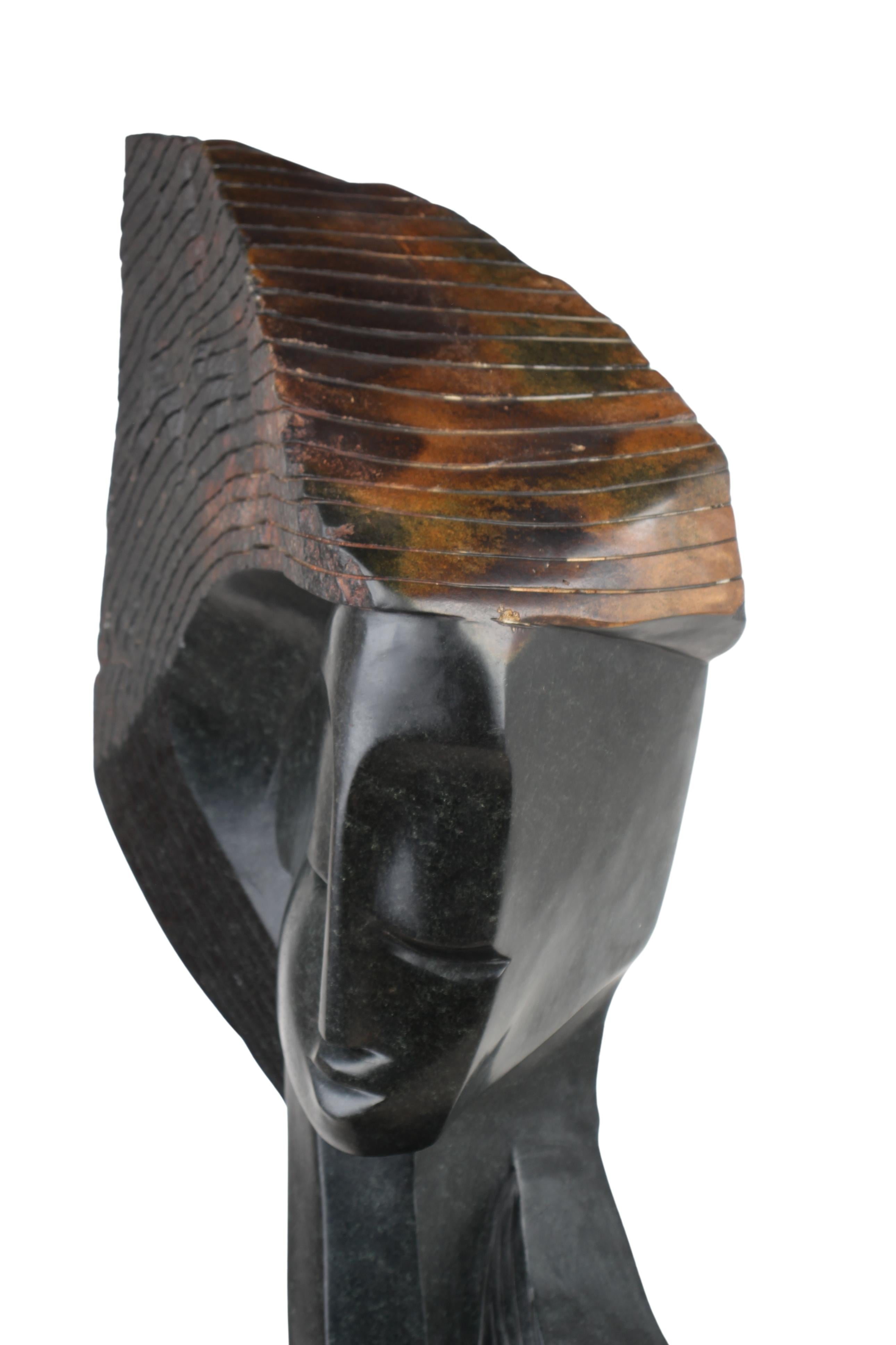 Shona Tribe Springstone Princess ~50.9" Tall (New 2024) - Shona Stone