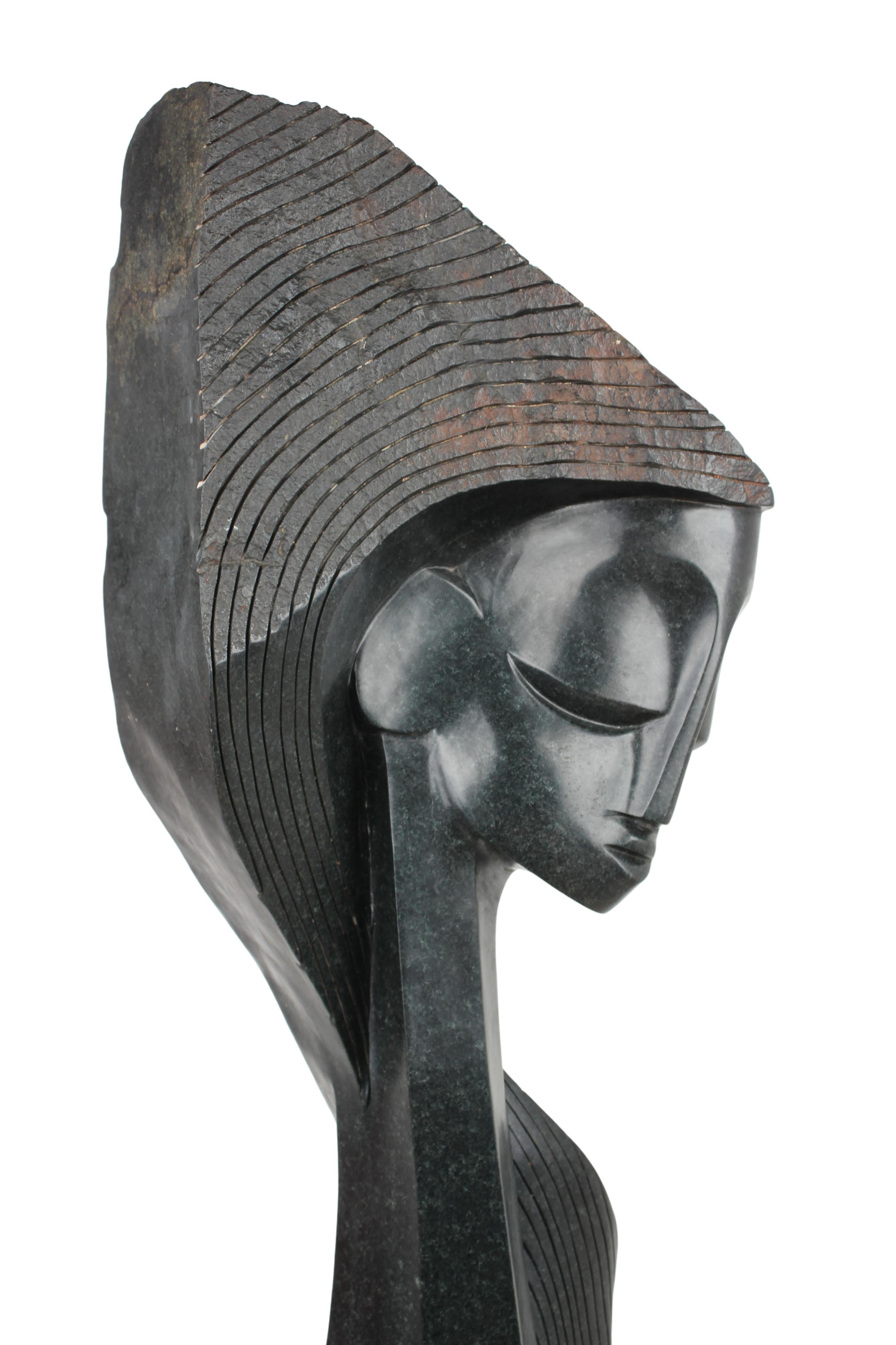 Shona Tribe Springstone Princess ~50.9" Tall (New 2024) - Shona Stone