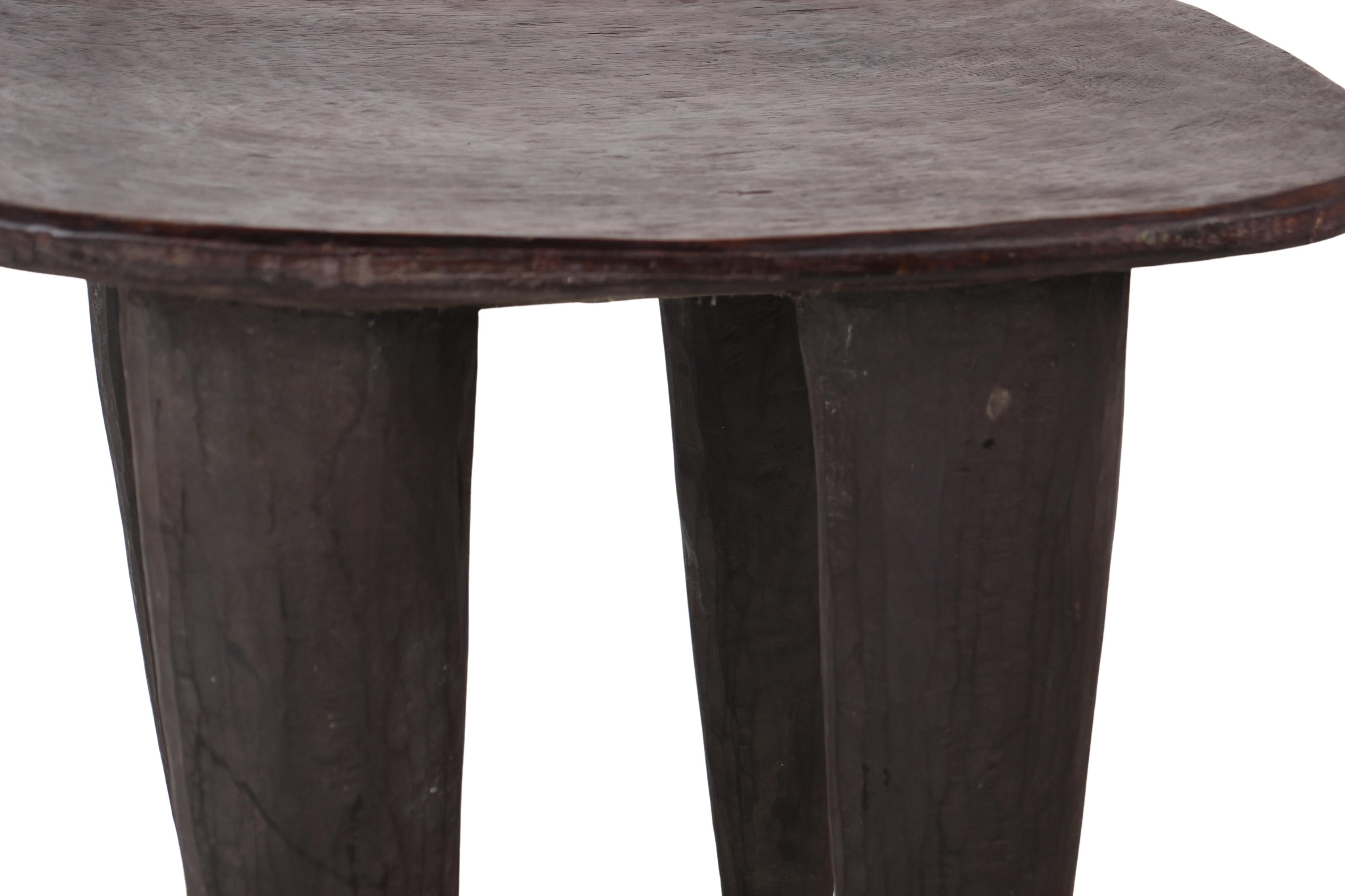 Senufo Tribe Wooden Stool ~20.9" Tall (New 2024) - West African Artifacts