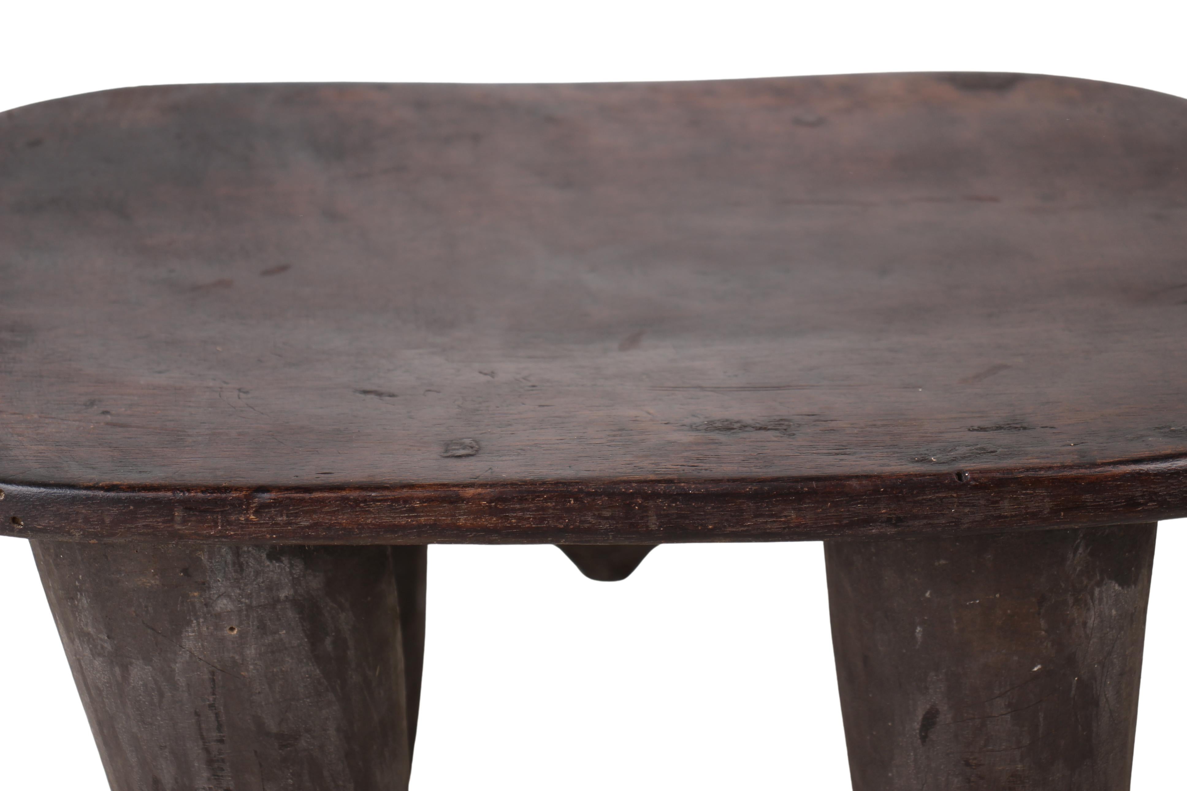 Senufo Tribe Wooden Stool ~12.8" Tall (New 2024) - West African Artifacts