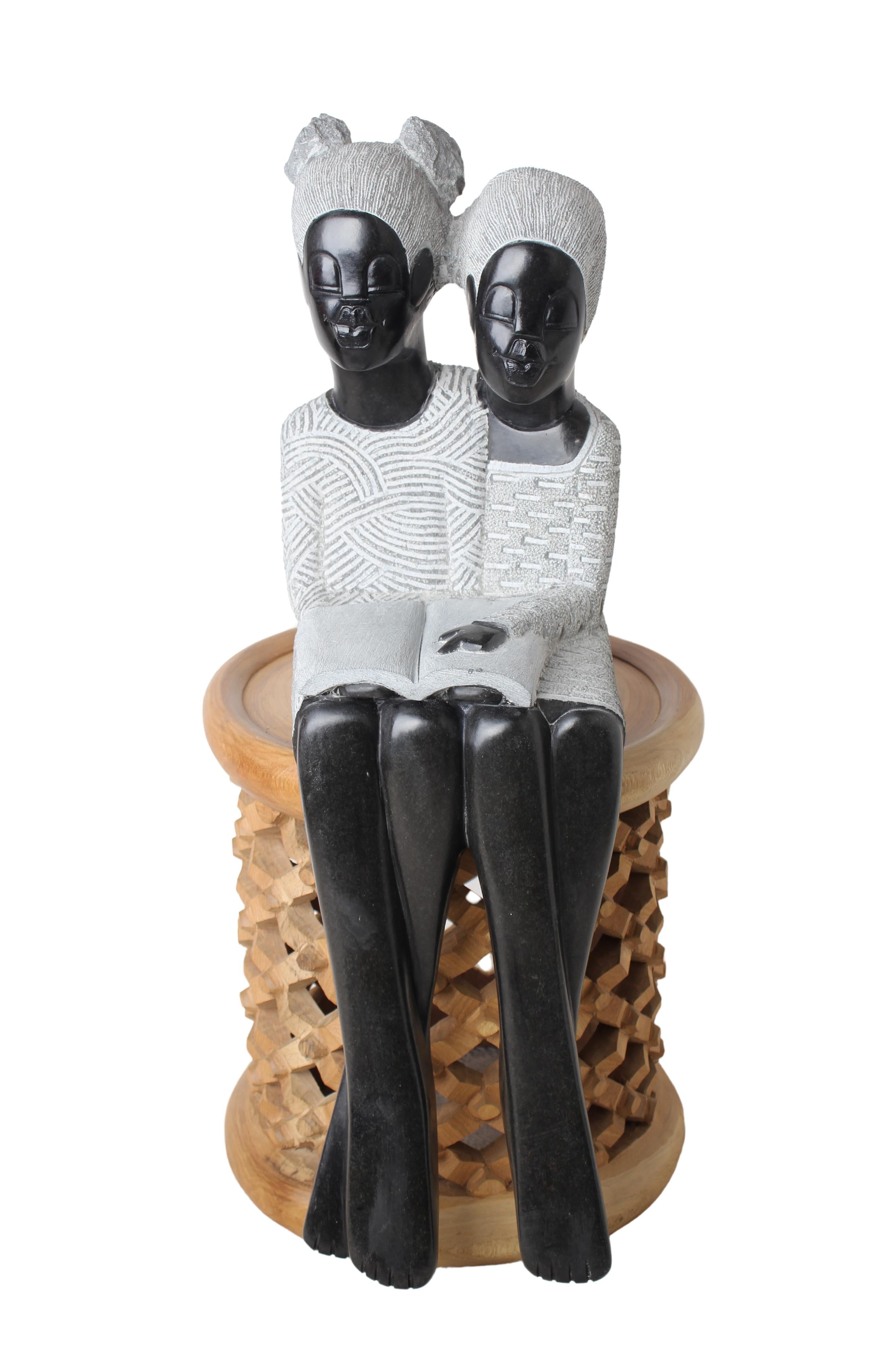 Shona Tribe Springstone Book Readers ~31.1" Tall (New 2024)