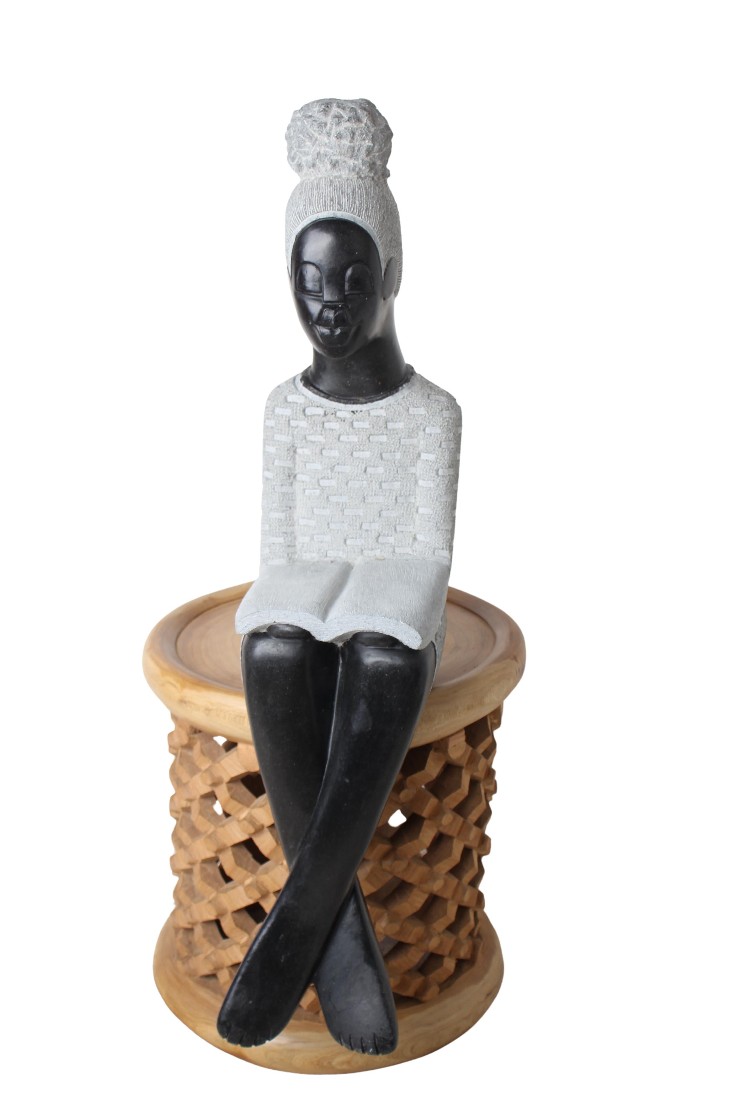 Shona Tribe Springstone Book Readers ~33.1" Tall (New 2024)