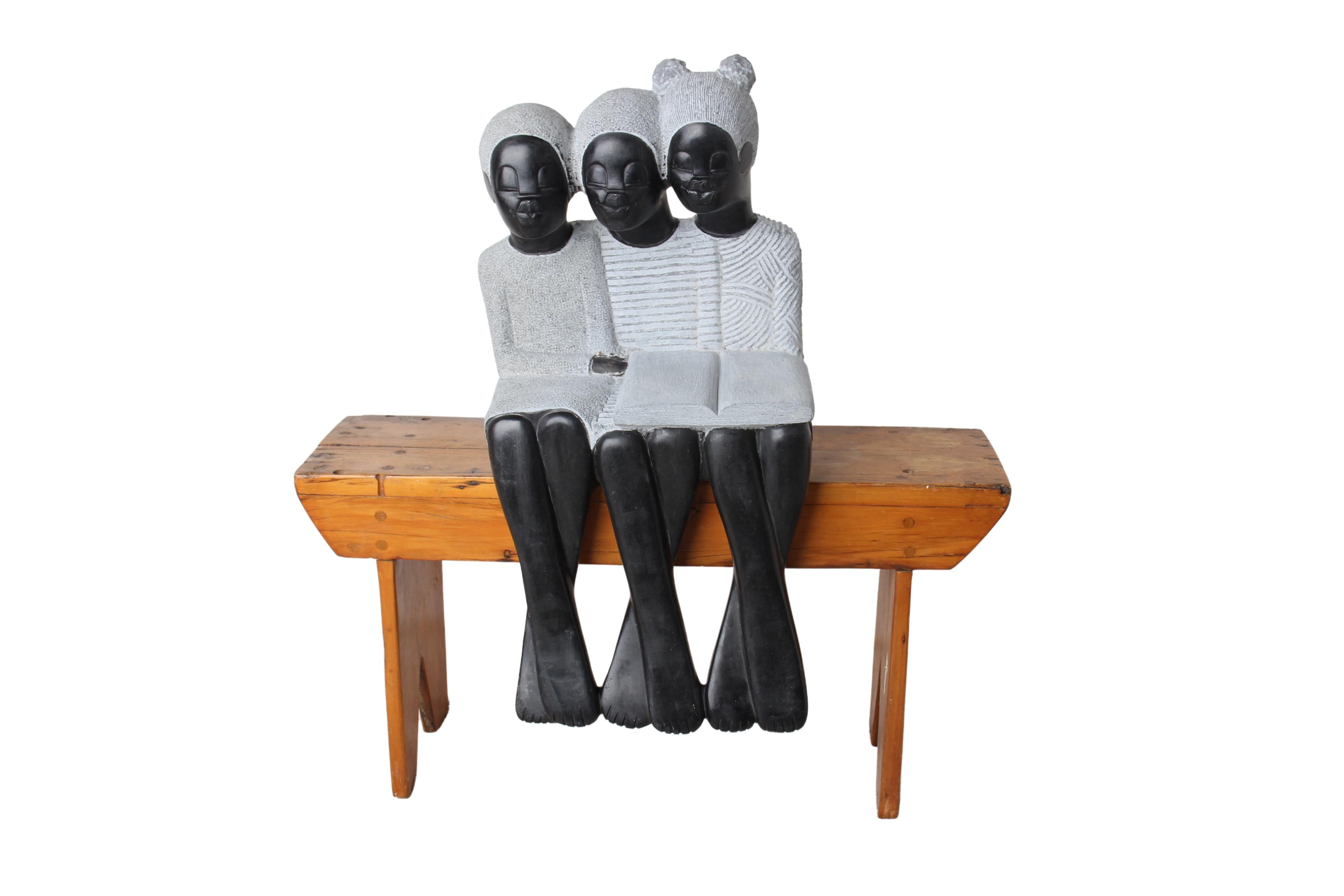 Shona Tribe Springstone Book Readers ~26" Tall (New 2024)
