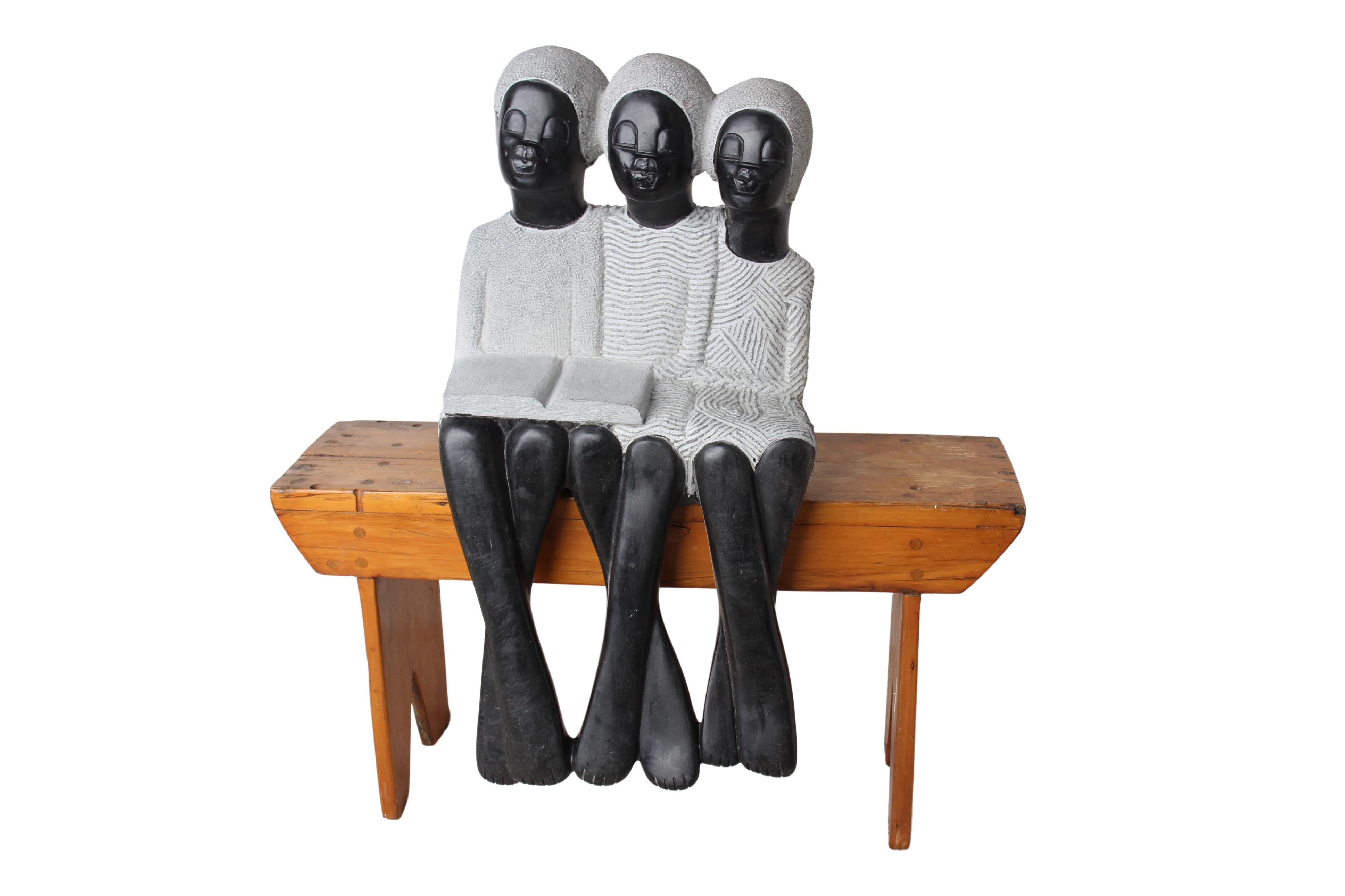 Shona Tribe Springstone Book Readers ~27.6" Tall (New 2024)
