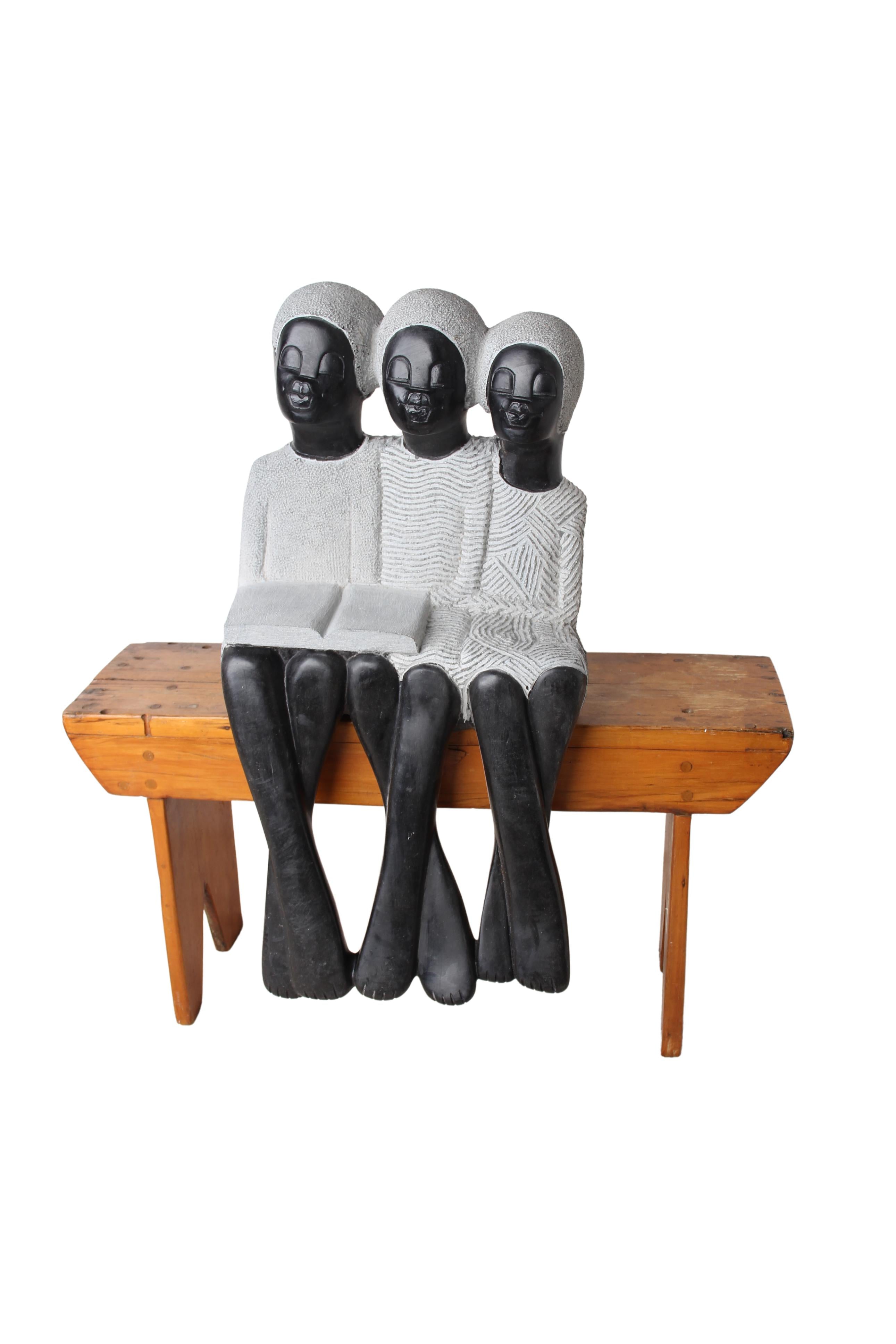 Shona Tribe Springstone Book Readers ~27.6" Tall (New 2024)