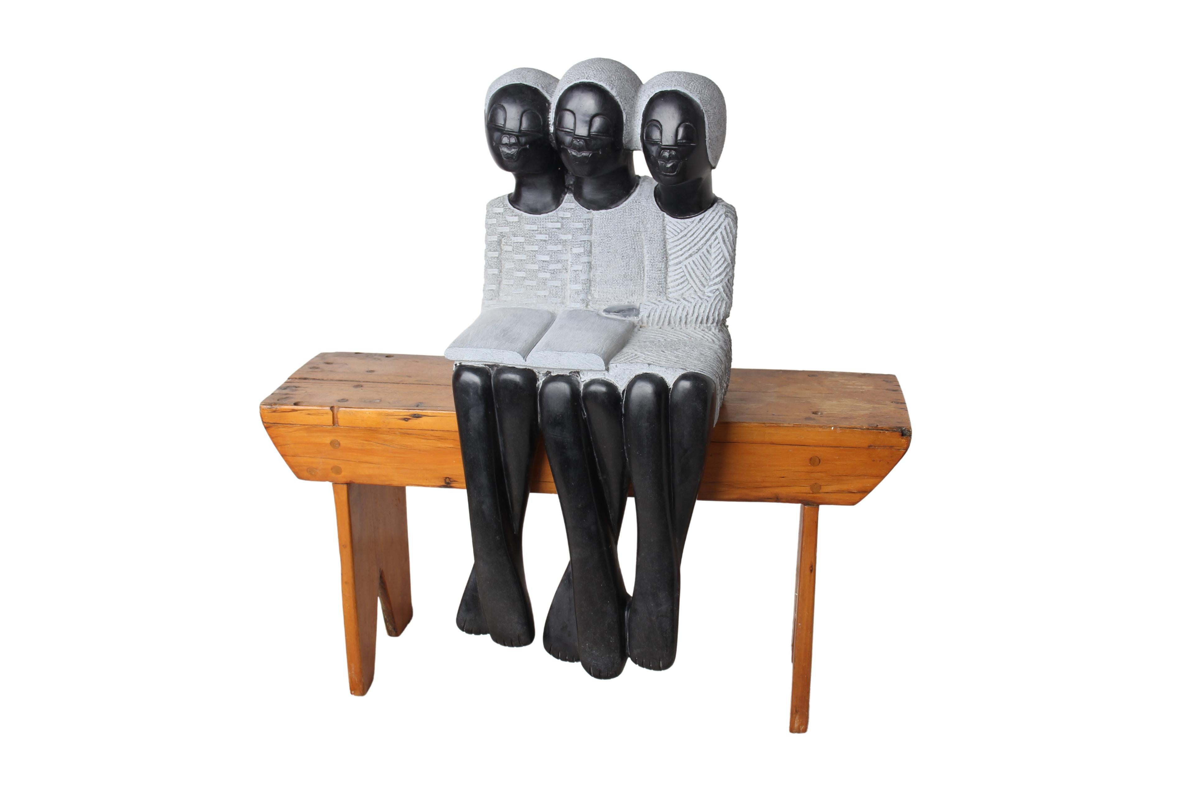 Shona Tribe Springstone Book Readers ~26.8" Tall (New 2024)