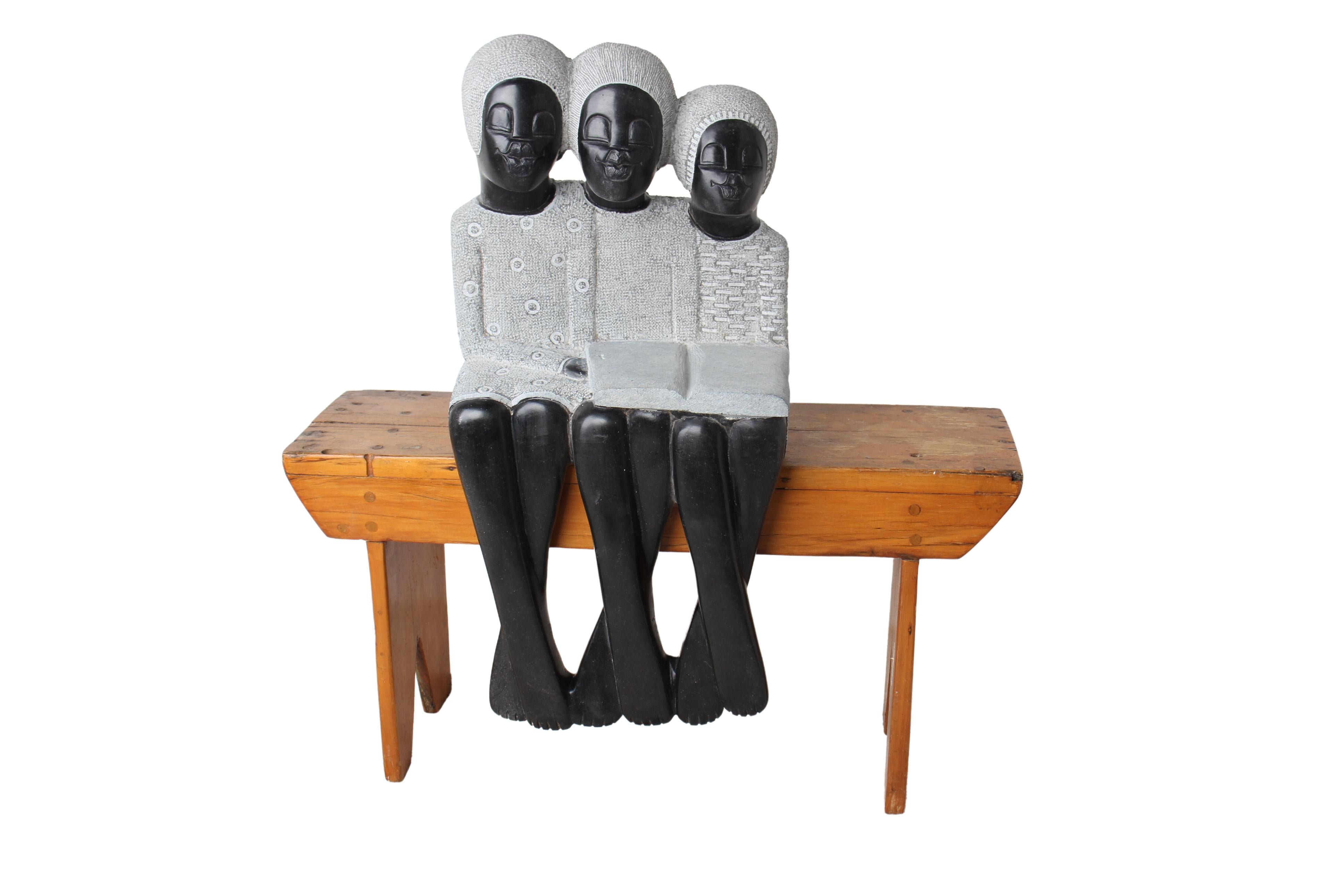Shona Tribe Springstone Book Readers ~27.2" Tall (New 2024)