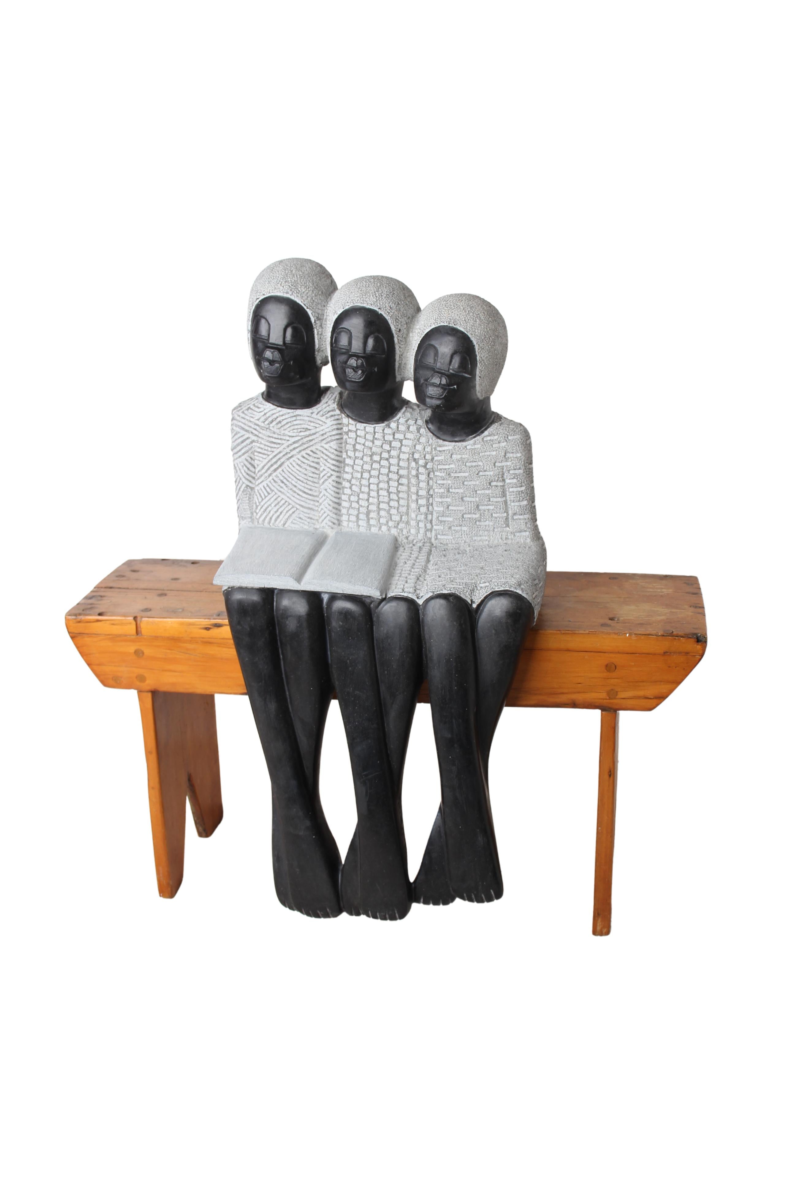 Shona Tribe Springstone Book Readers ~27.6" Tall (New 2024)