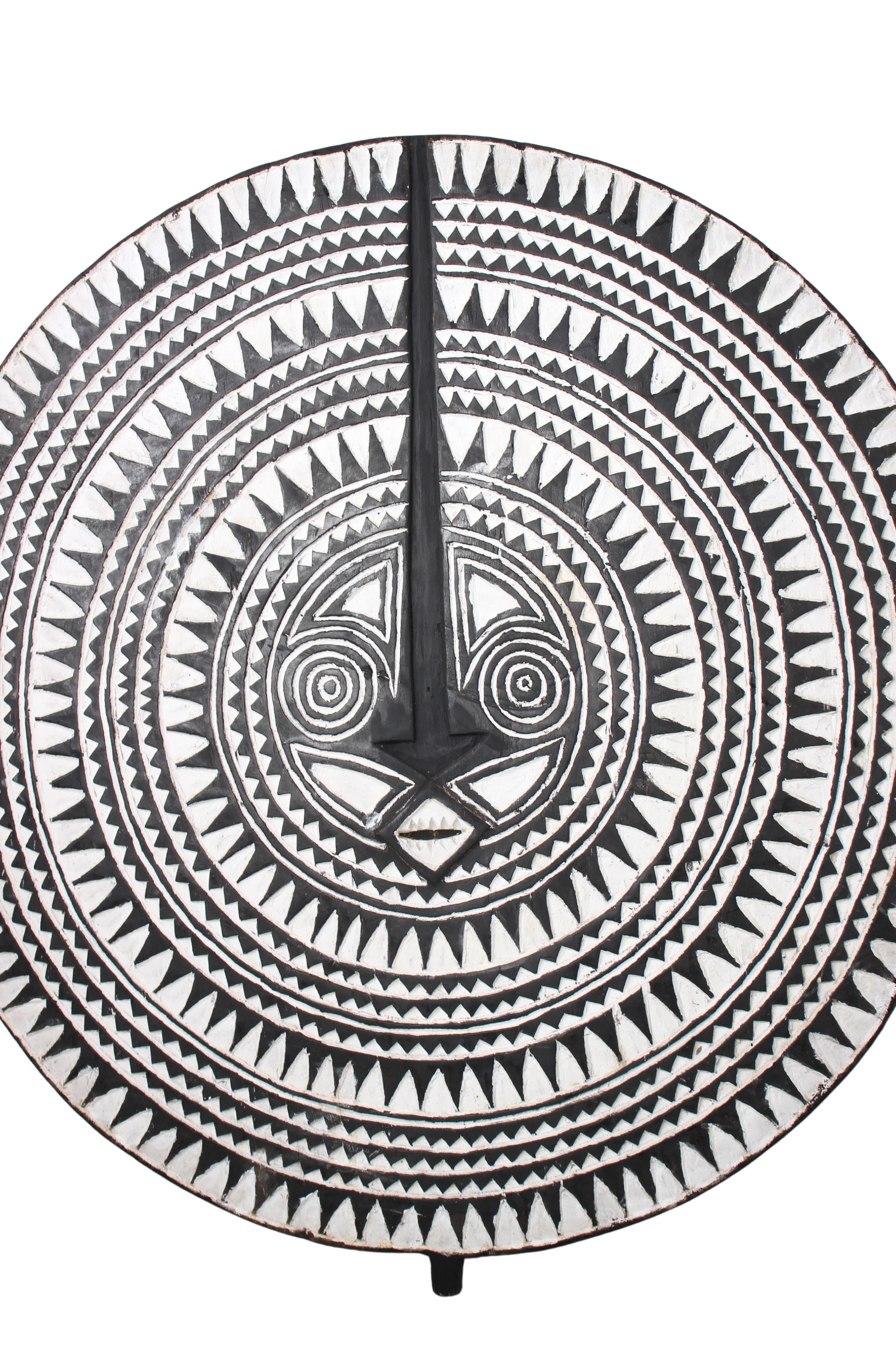 Bobo Tribe Sun Mask ~48" Tall (New 2024) - West African Artifacts