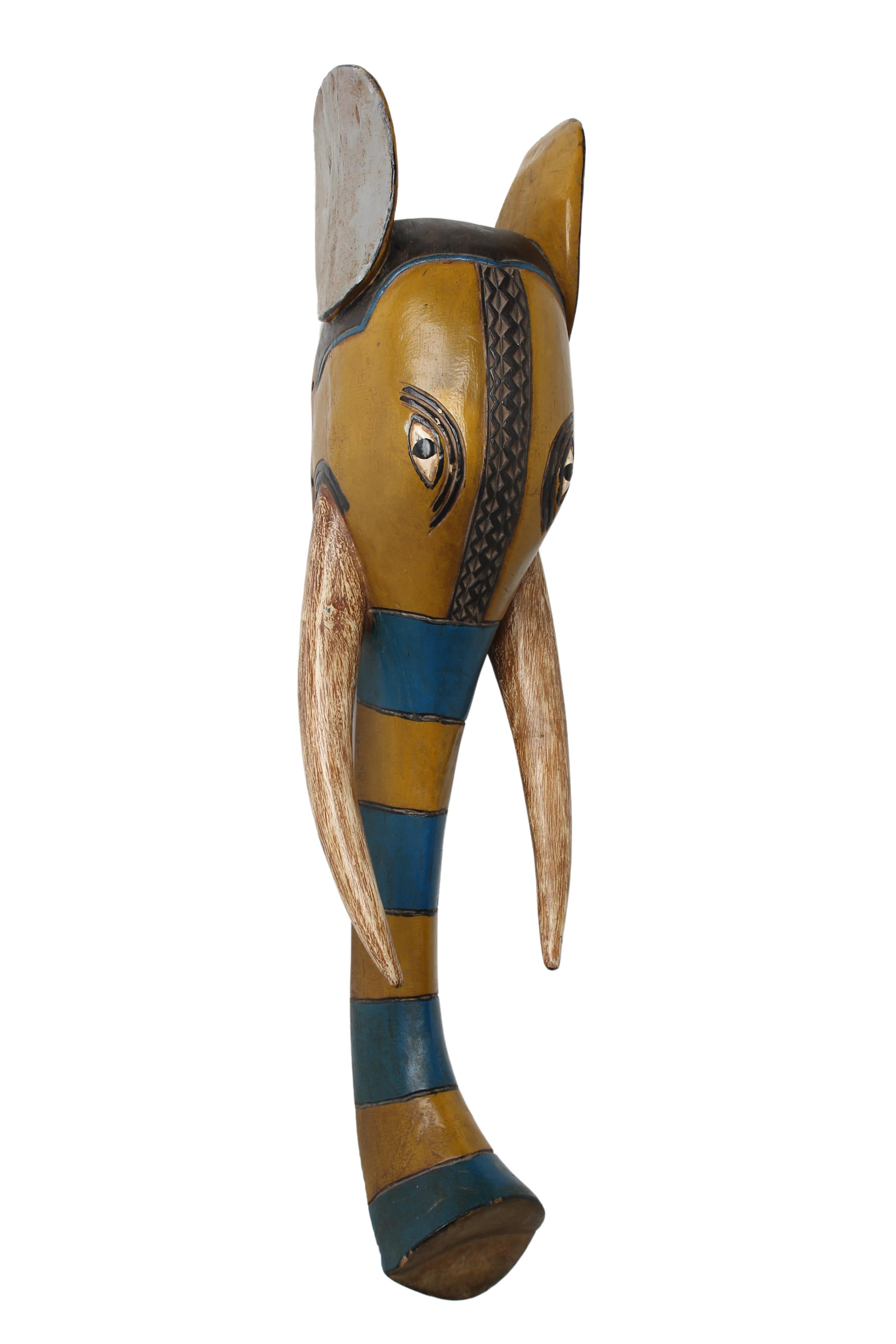 Guro Tribe Masks ~47.2" Tall (New 2024) - West African Artifacts