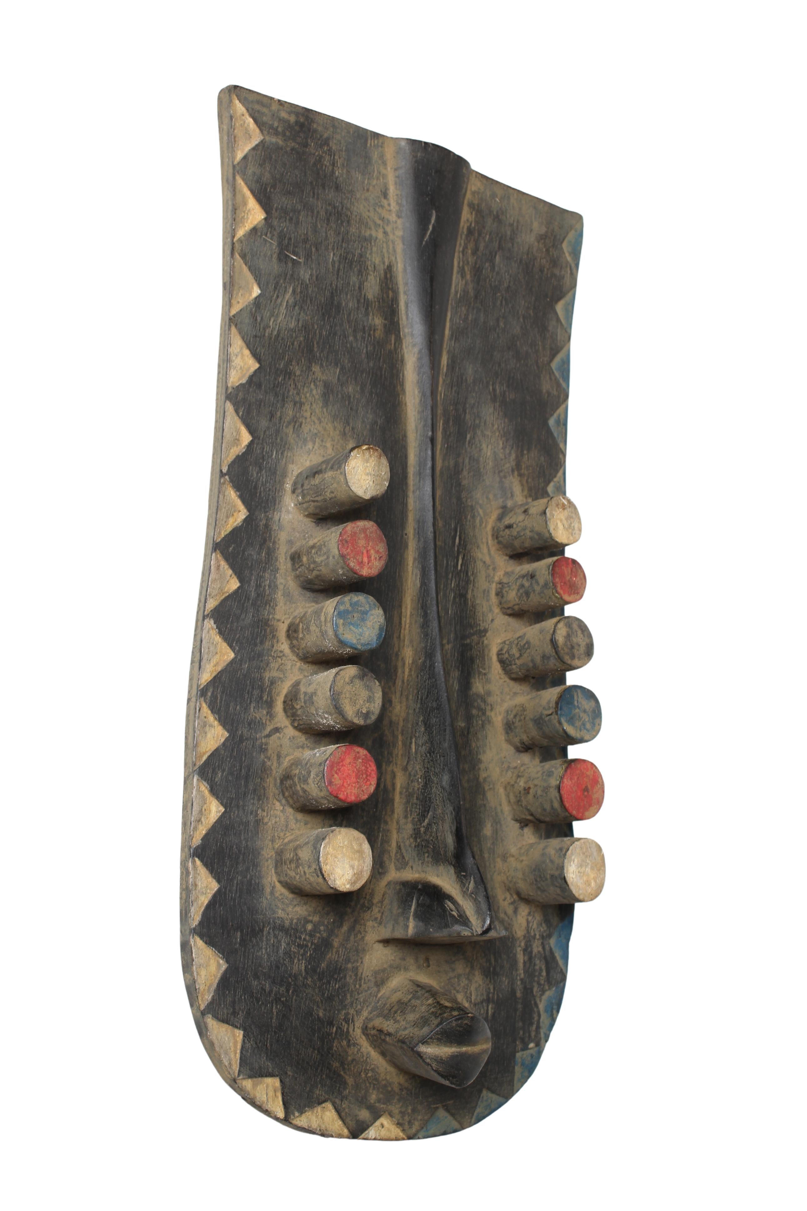 Grebo Tribe Mask ~26" Tall (New 2024) - West African Artifacts