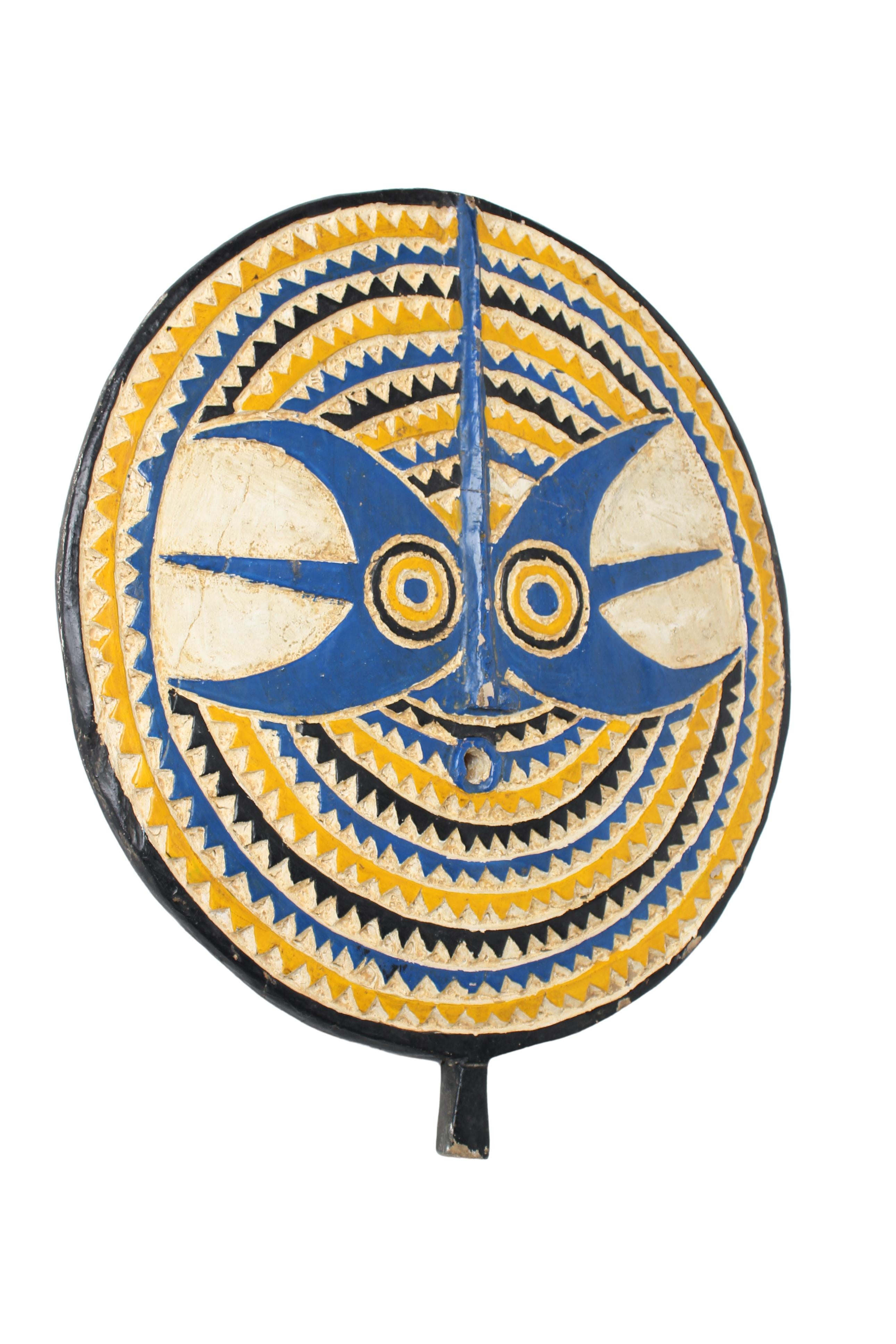 Bobo Tribe Sun Mask ~26.8" Tall (New 2024) - West African Artifacts