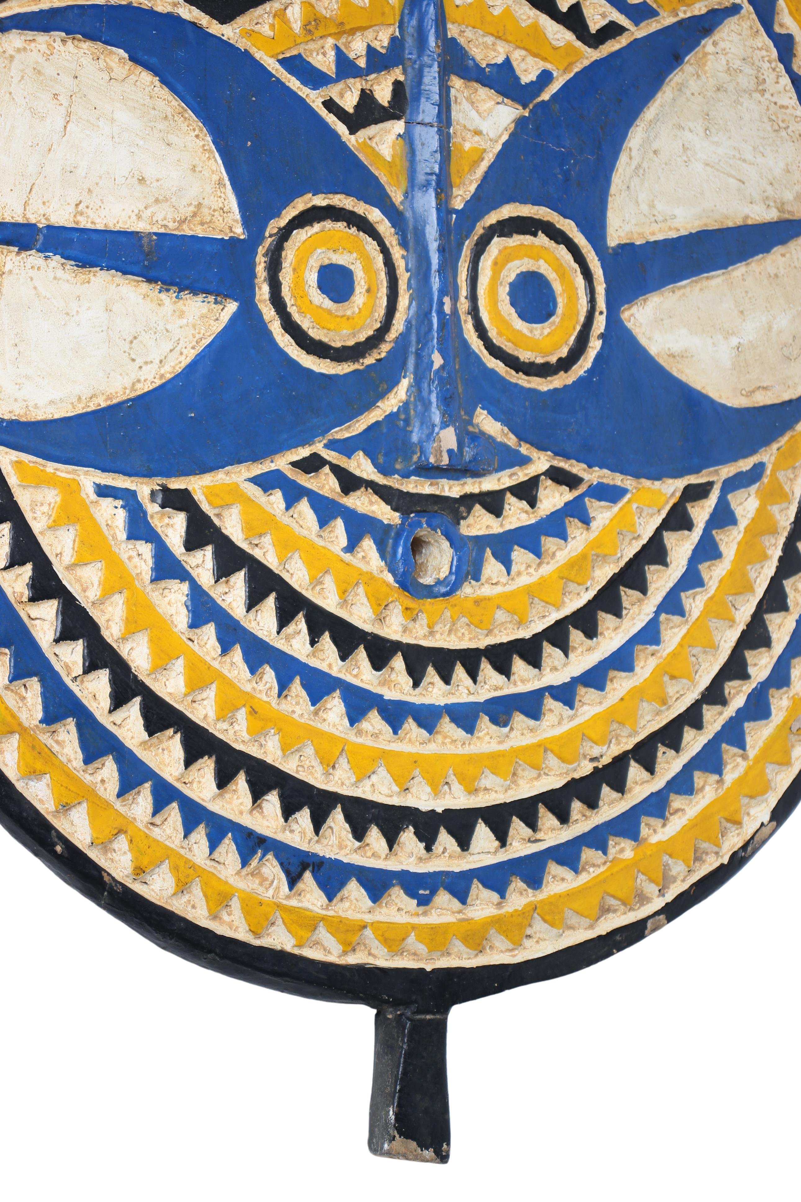 Bobo Tribe Sun Mask ~26.8" Tall (New 2024) - West African Artifacts