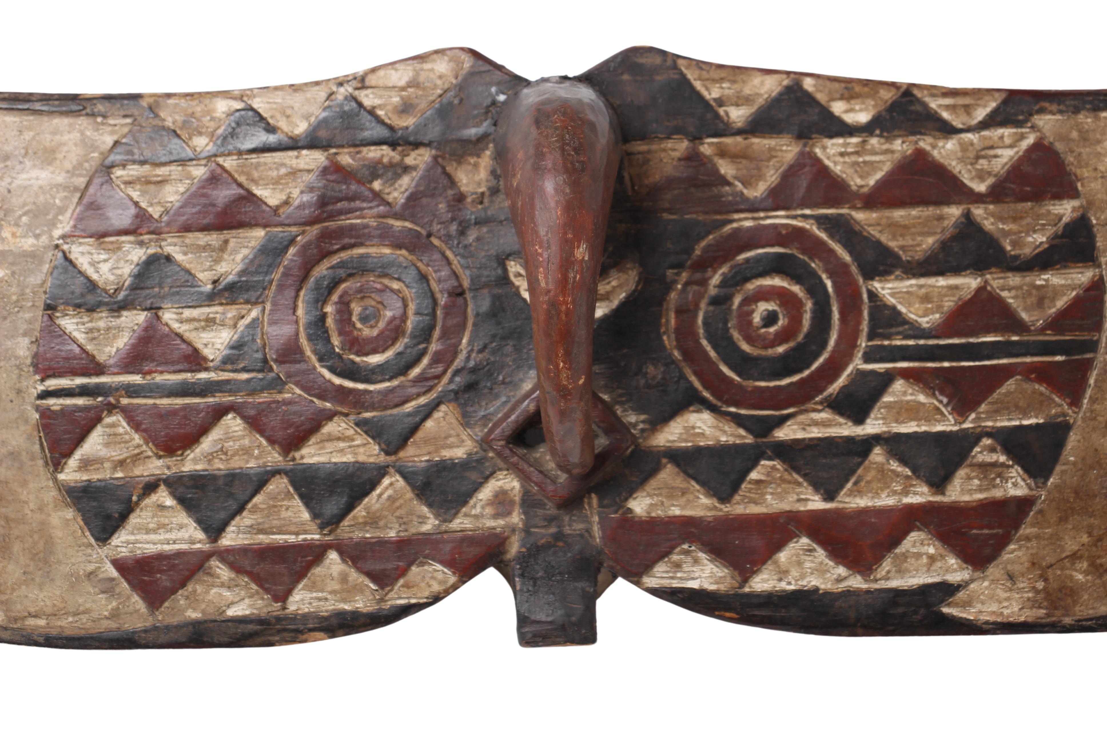 Bwa Tribe Wing Mask ~11.8" Tall (New 2024) - West African Artifacts