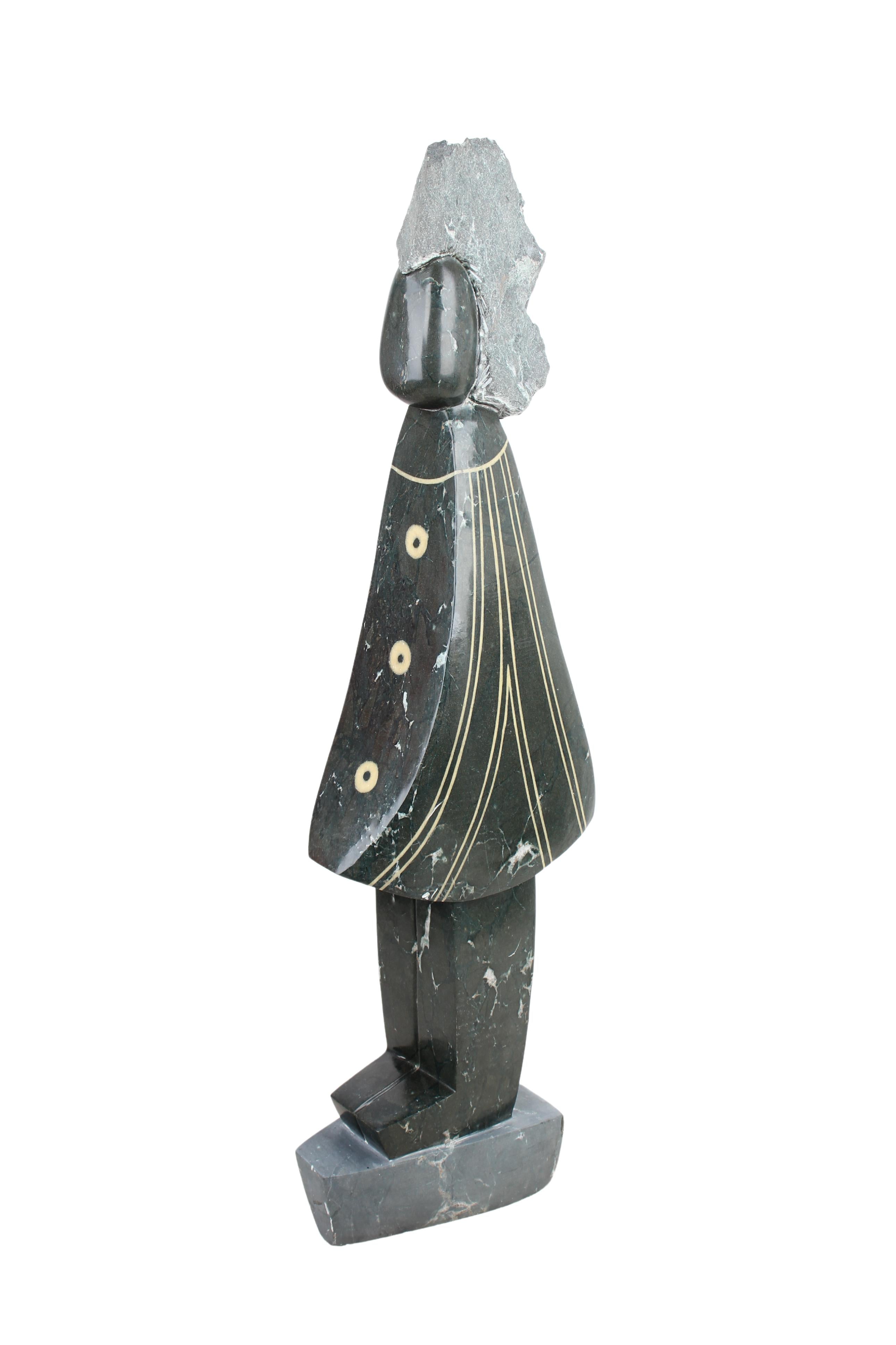 Shona Tribe Springstone Angel Sculpture ~43.7" Tall (New 2024)