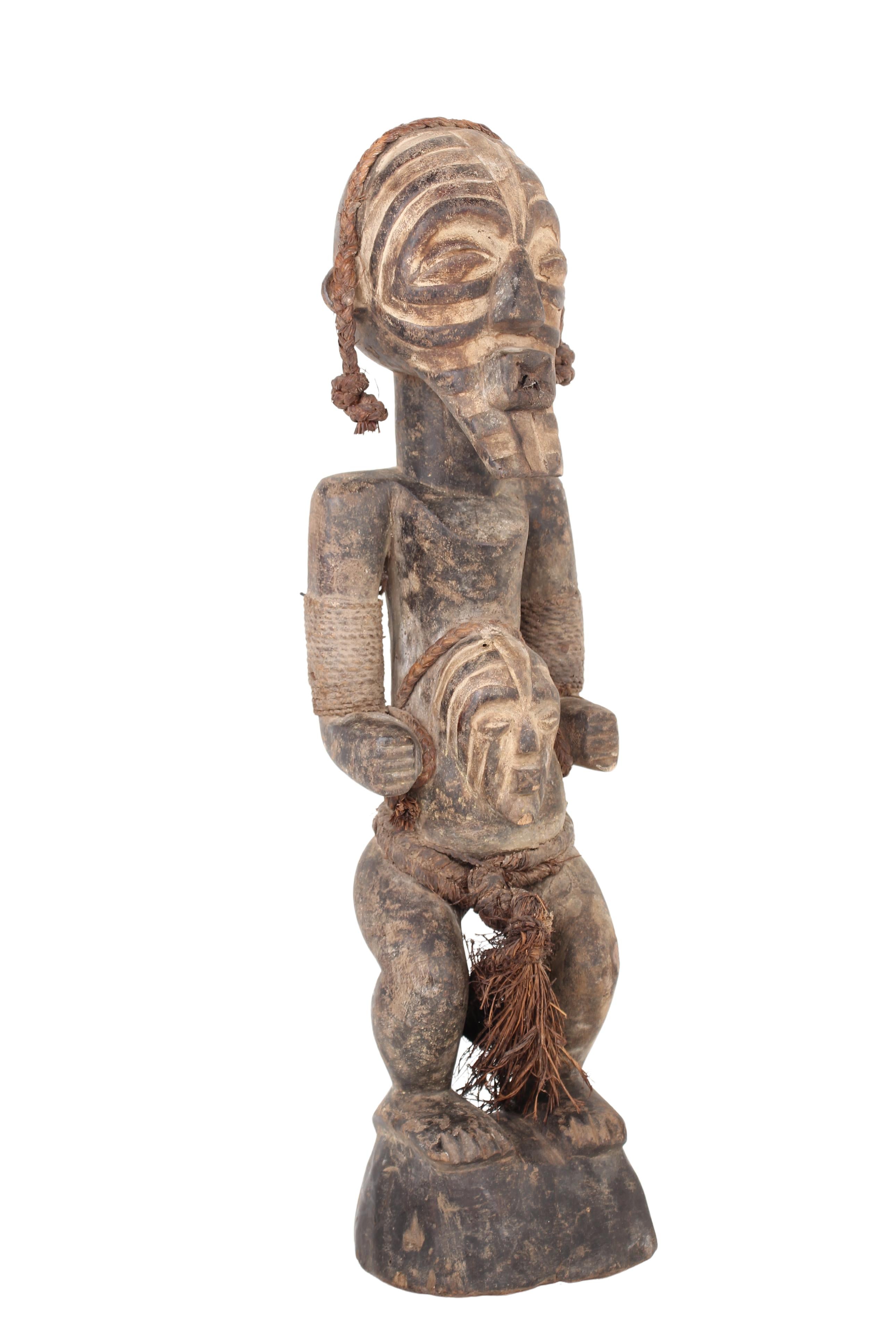 Basongye/Songye Tribe Fetish Statue ~26" Tall (New 2024)