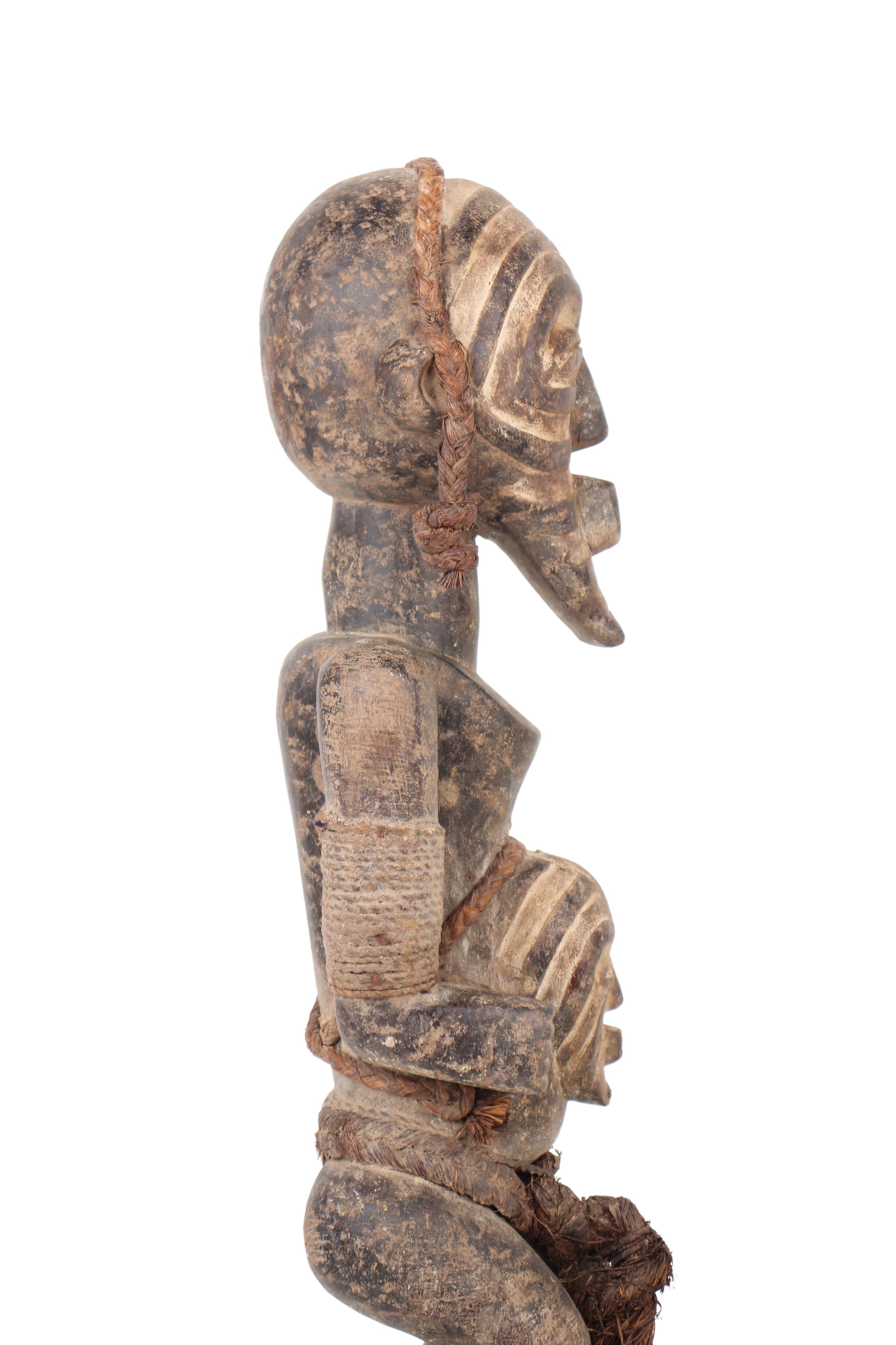 Basongye/Songye Tribe Fetish Statue ~26" Tall (New 2024) - West African Artifacts