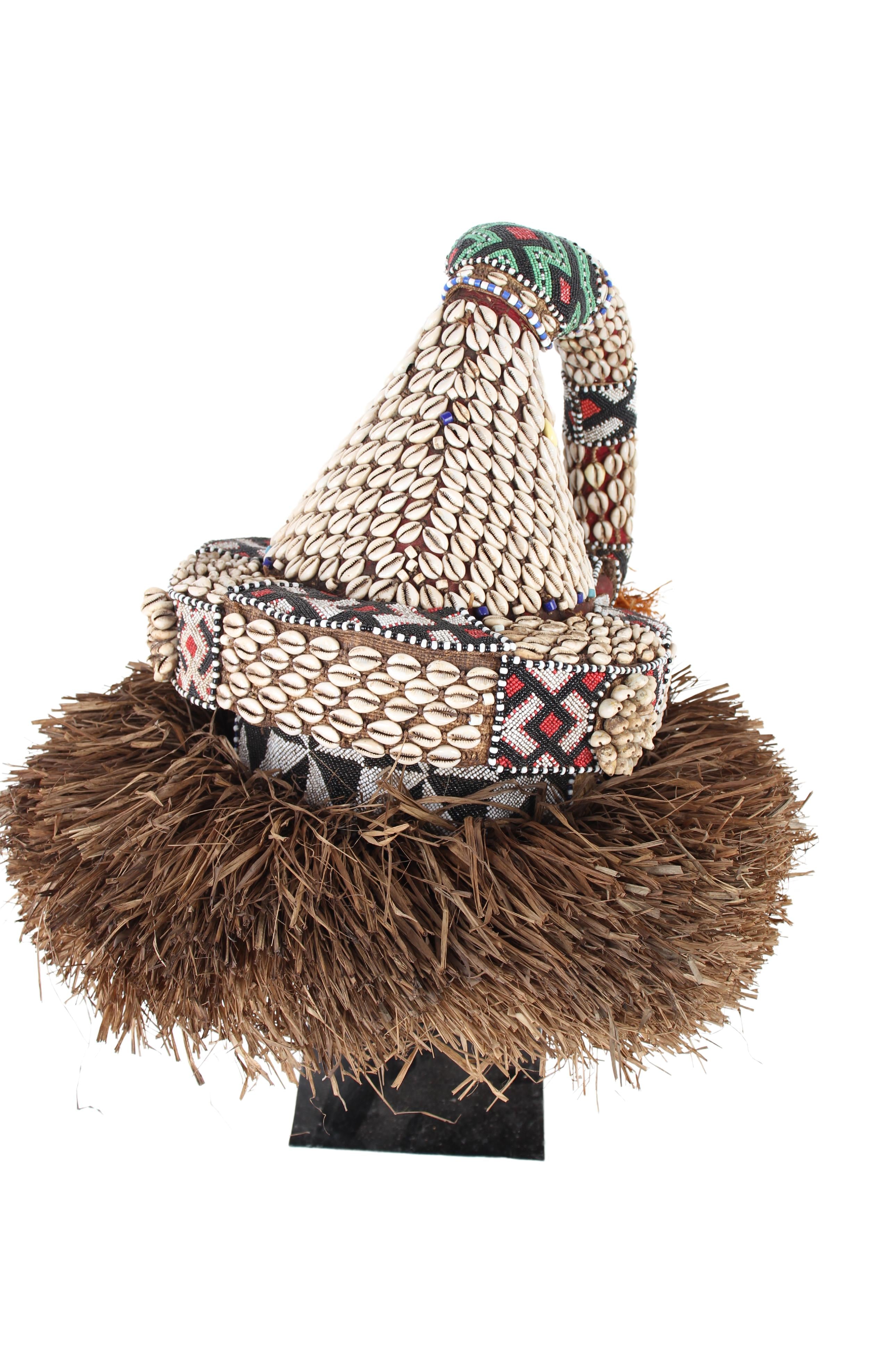 Kuba/Bakuba Tribe Mask ~21.7" Tall (New 2024) - West African Artifacts