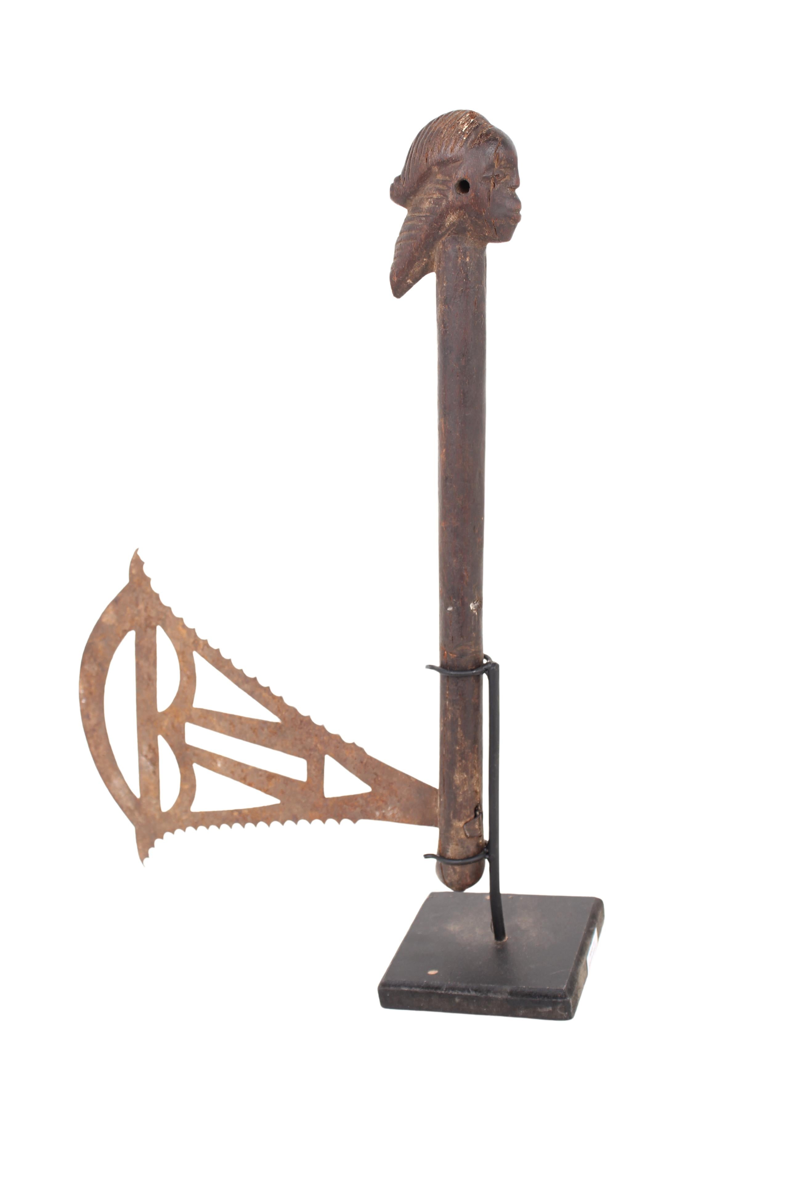 Baga Tribe Nimba Axe ~16.9" Tall (New 2024)