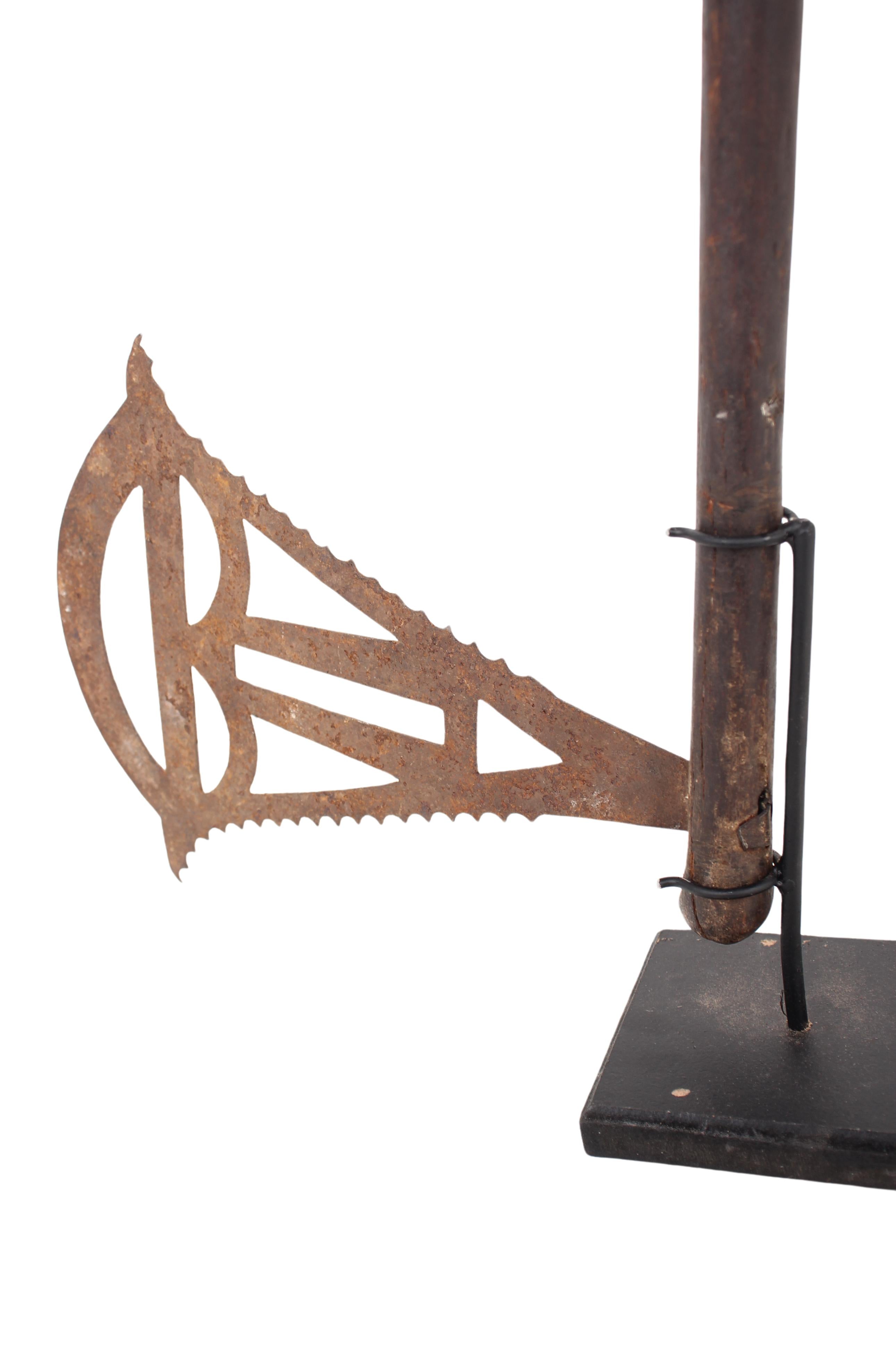 Baga Tribe Nimba Axe ~16.9" Tall (New 2024)