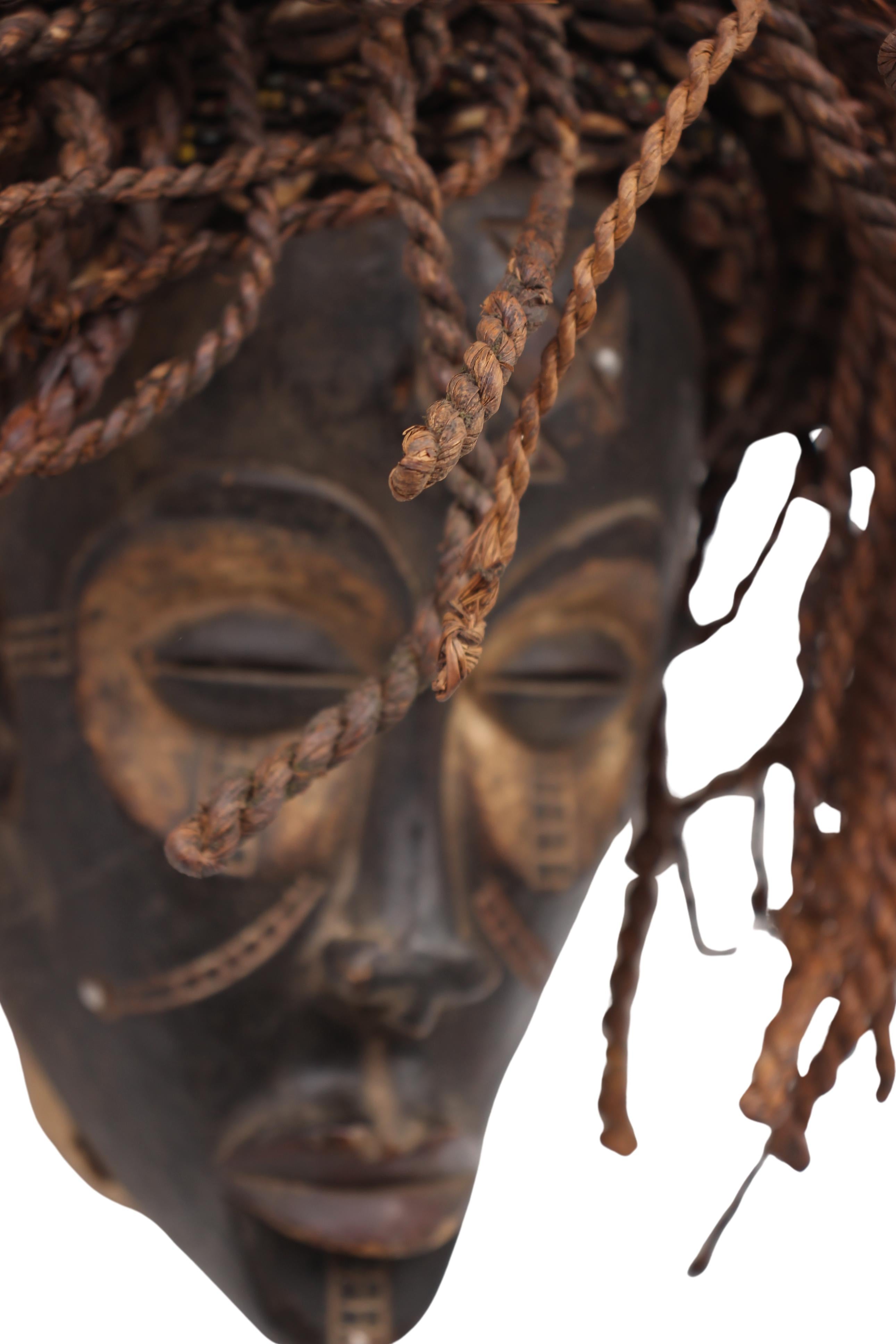 Chokwe Tribe Mask ~13" Tall (New 2024)