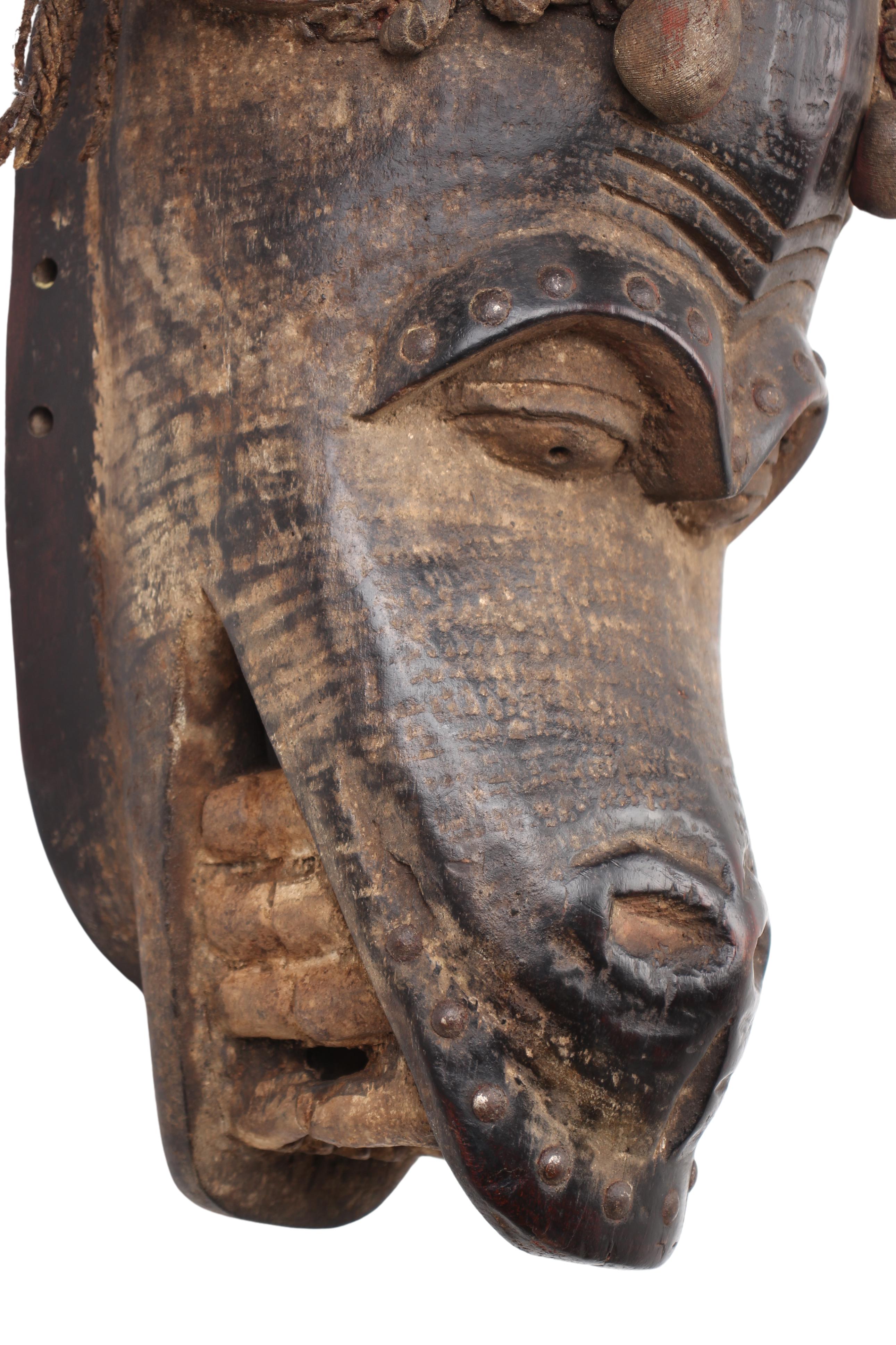 The Dan Kran Mask ~18.1" Tall (New 2024) - West African Artifacts