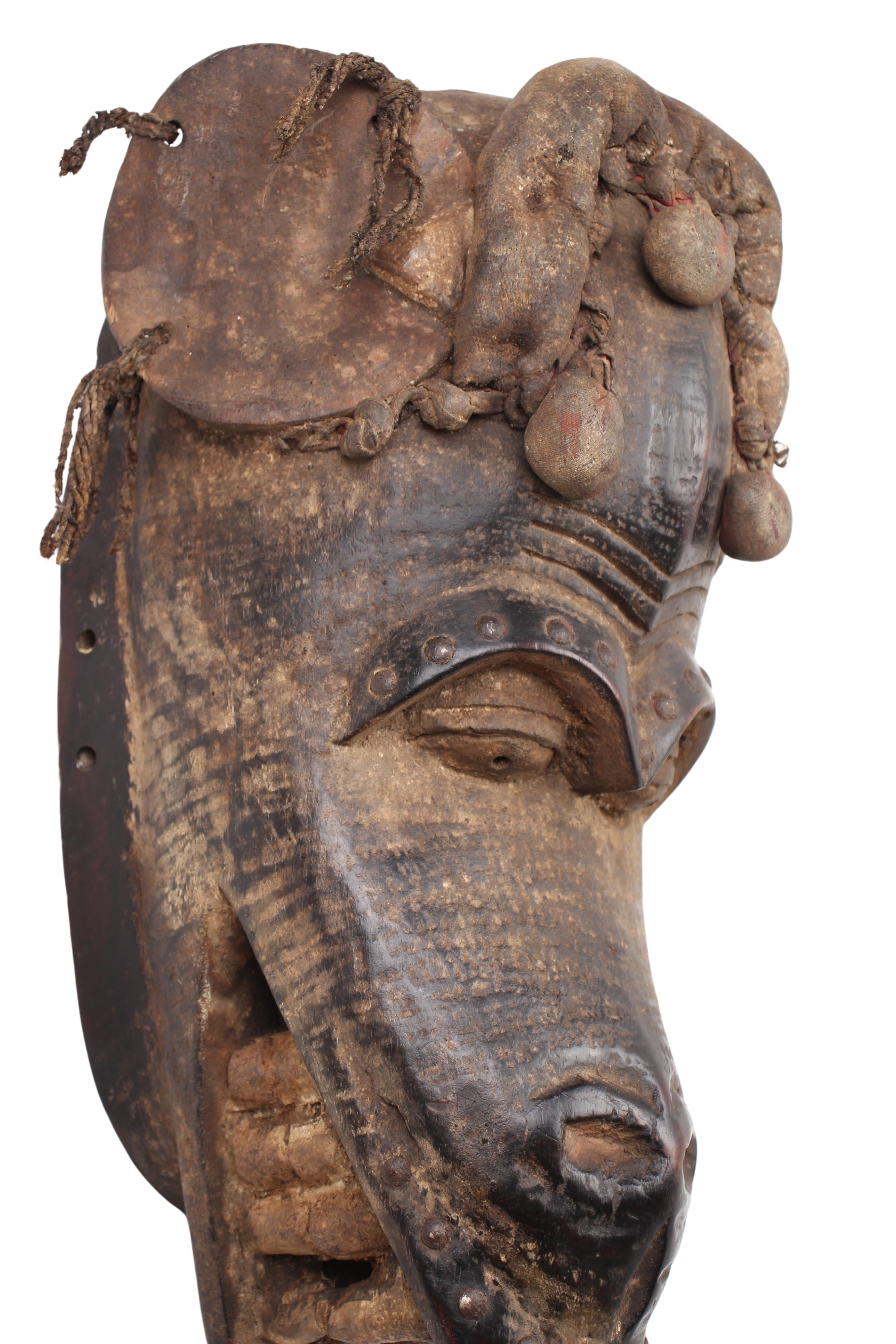 The Dan Kran Mask ~18.1" Tall (New 2024) - West African Artifacts