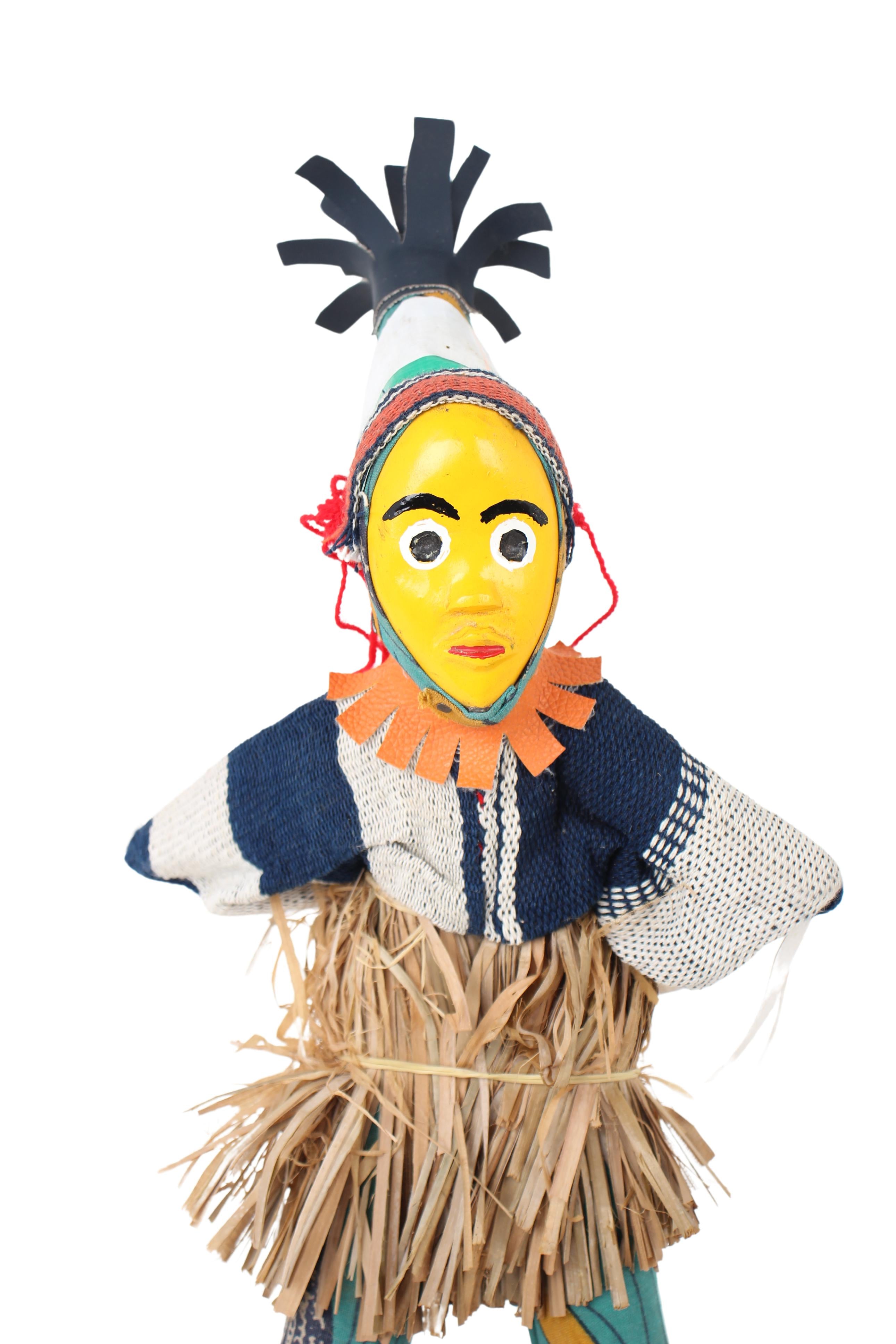 Dan Kran Tribe Dancing Doll Mask ~15" Tall (New 2024)