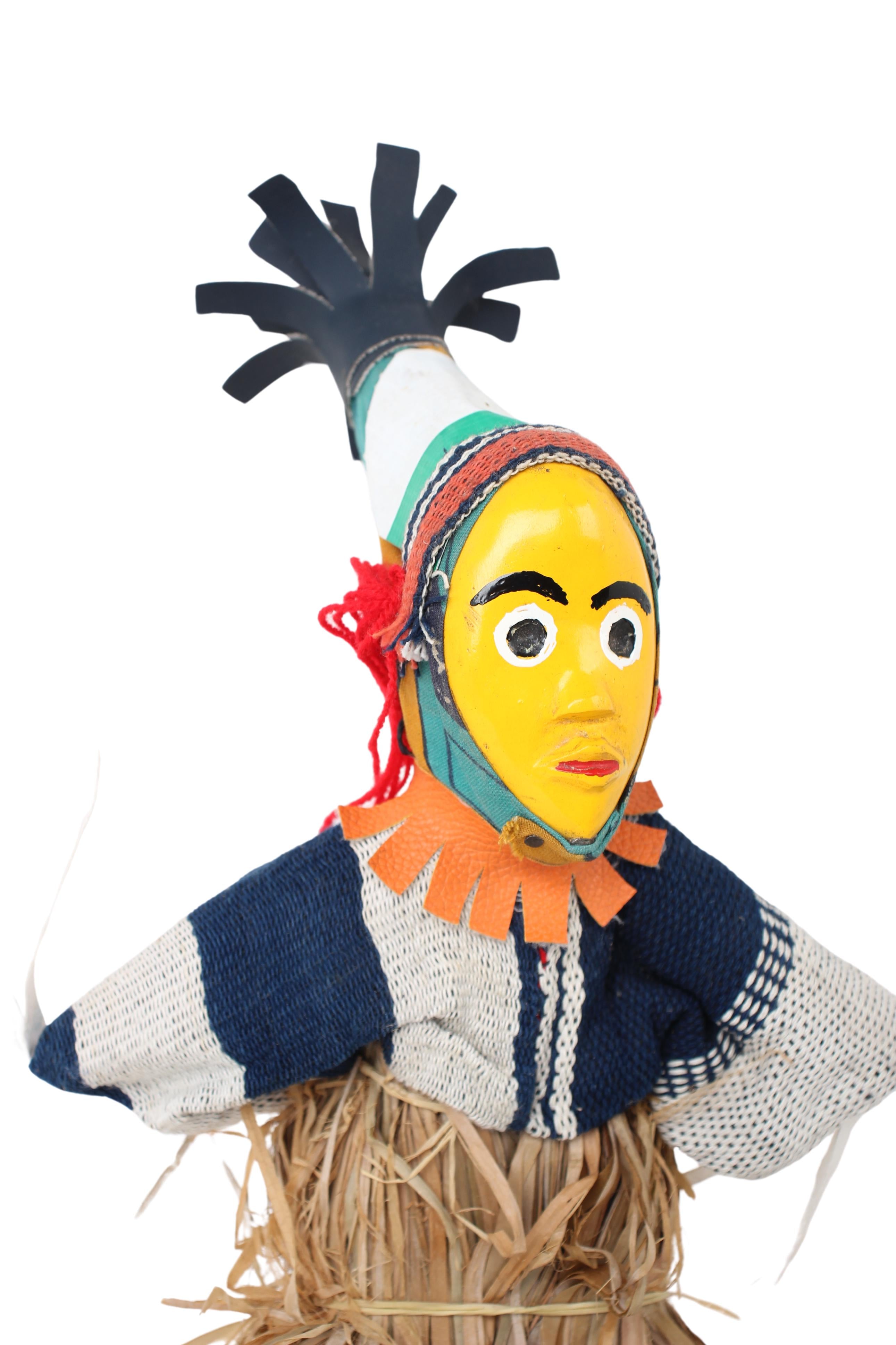 Dan Kran Tribe Dancing Doll Mask ~15" Tall (New 2024) - West African Artifacts