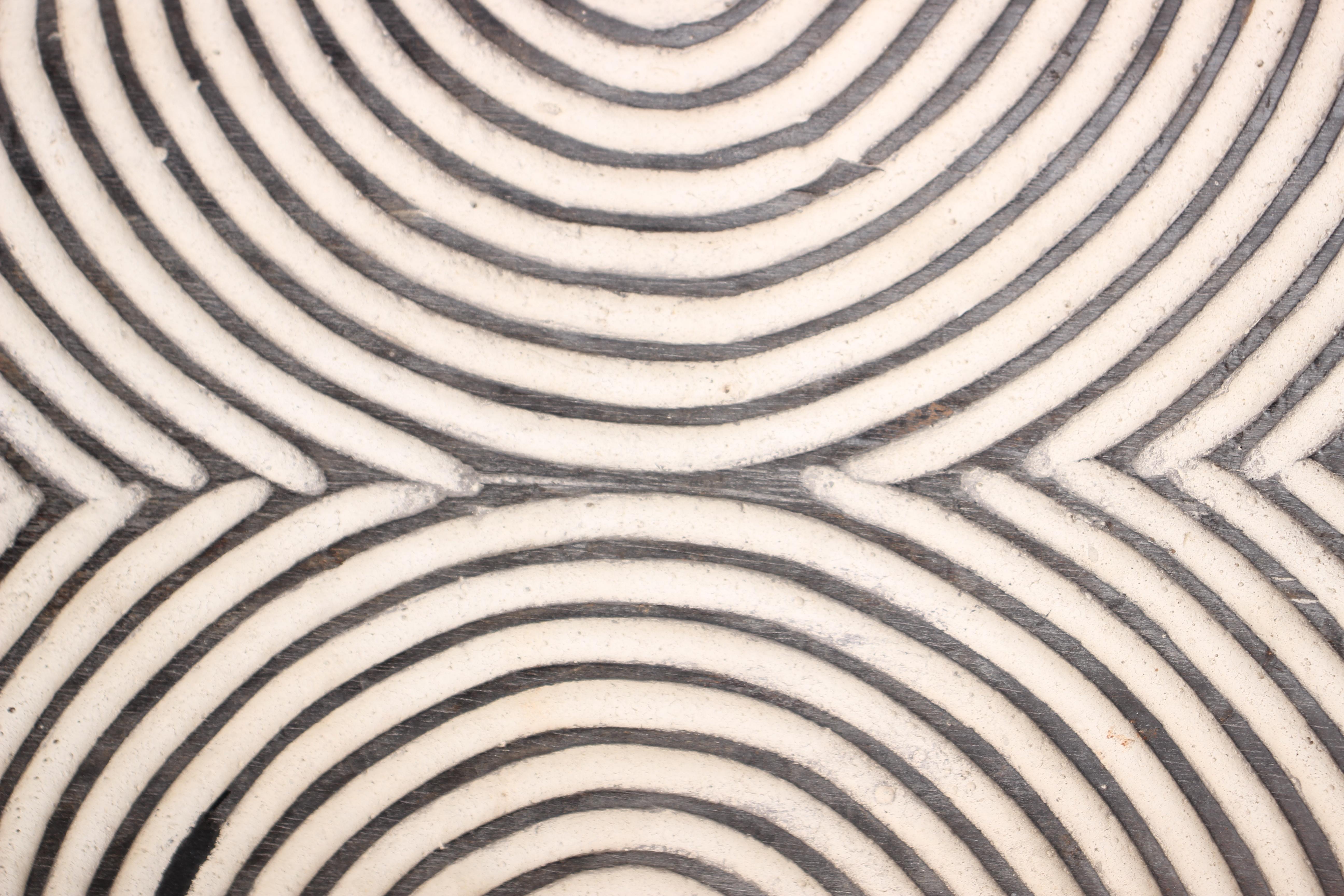 Tikar Tribe Beaded Long Shield ~45.3" Tall (New 2024) - Beaded Artifact